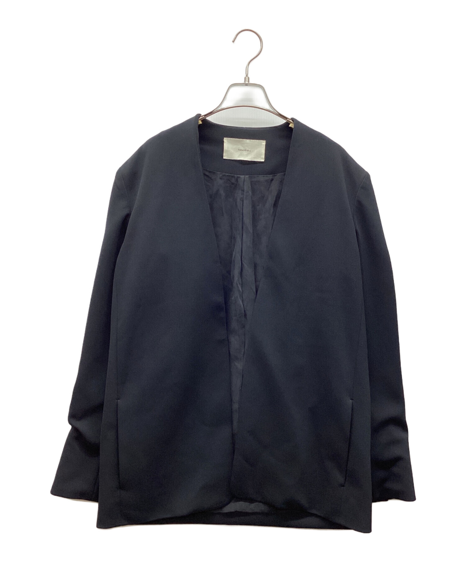 中古・古着通販】TODAYFUL (トゥデイフル) Collarless Twill JK 