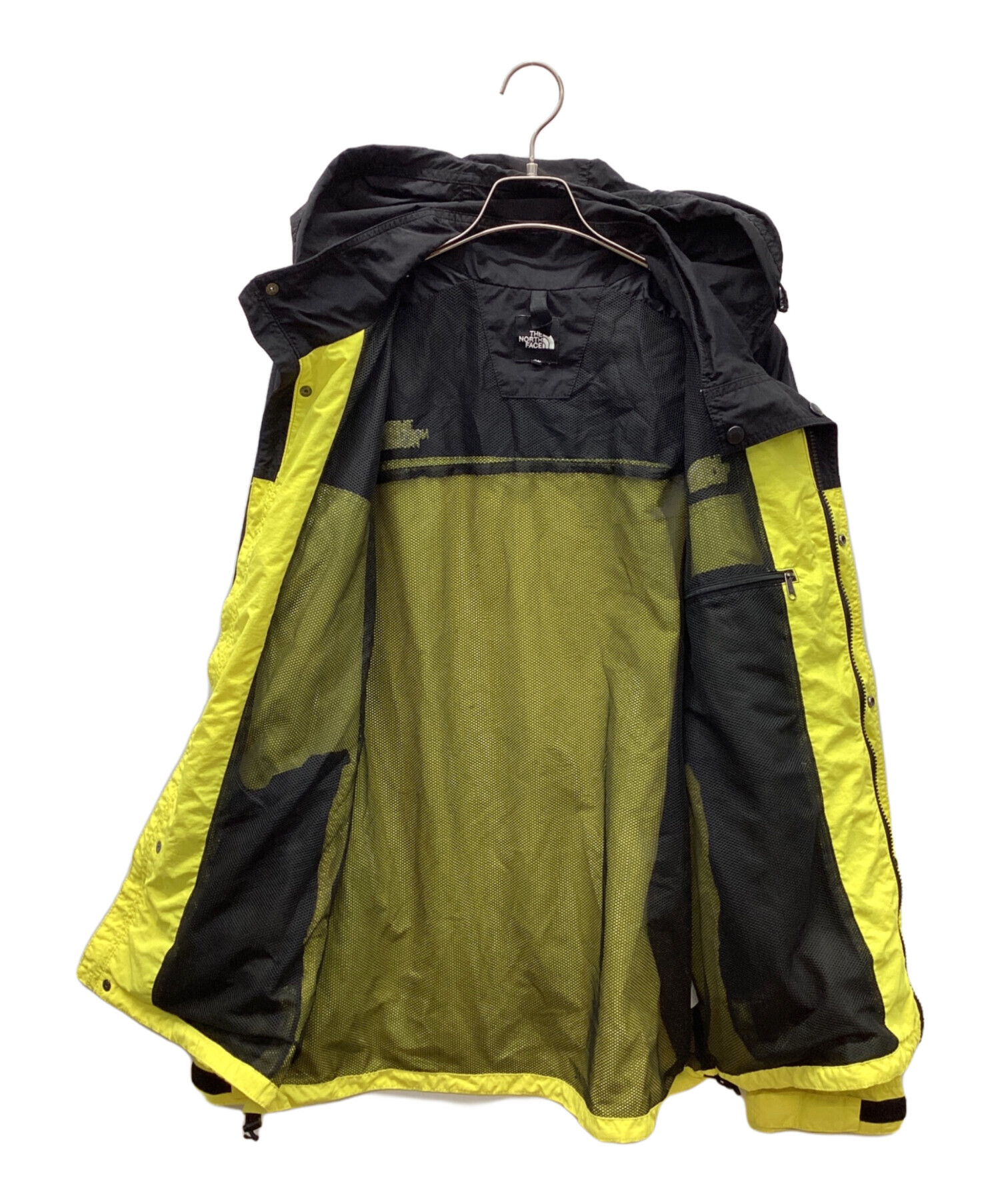 中古・古着通販】THE NORTH FACE (ザ ノース フェイス) ナイロンジャケット ブラック×イエロー サイズ:XL｜ブランド・古着通販  トレファク公式【TREFAC FASHION】スマホサイト