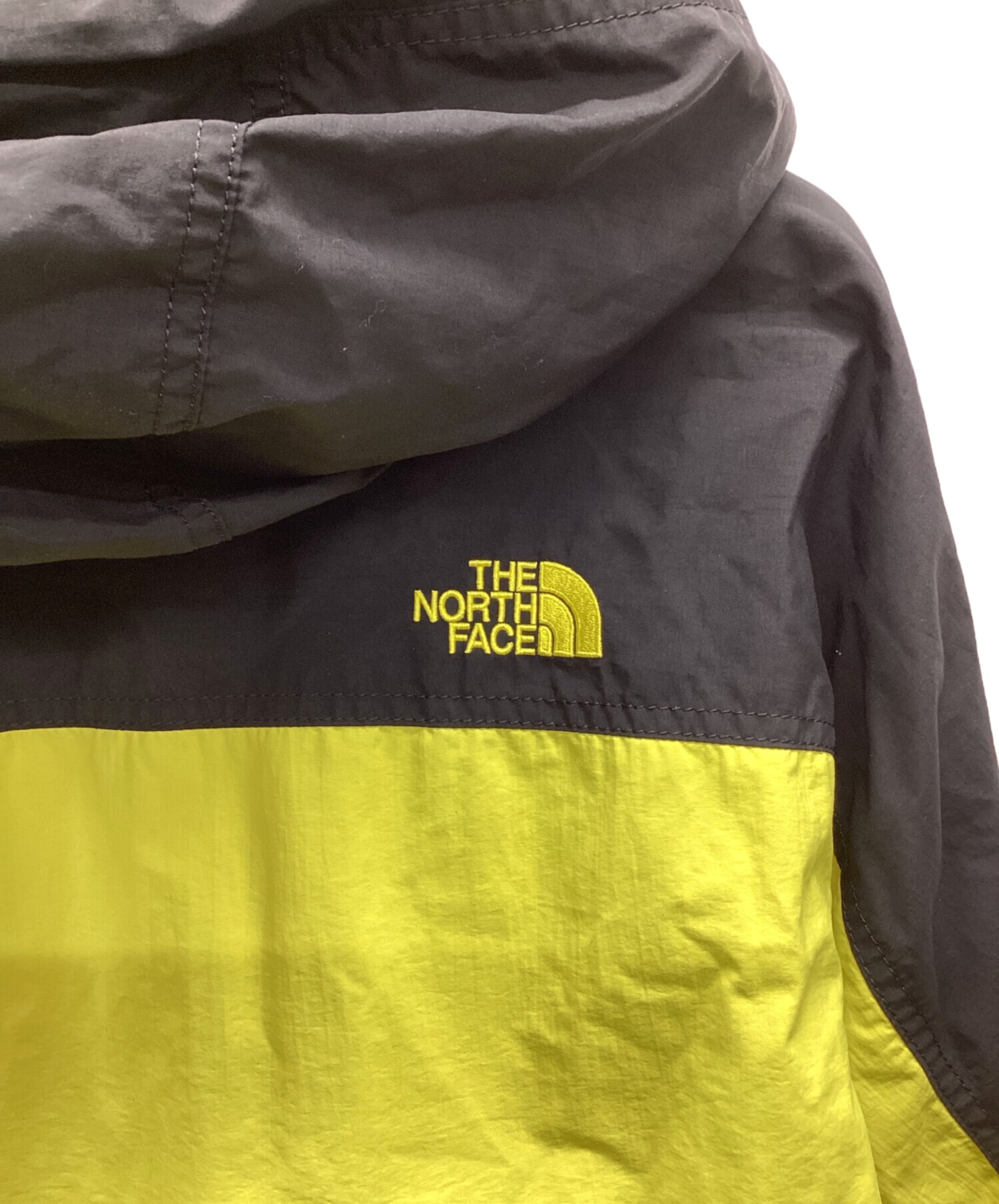 中古・古着通販】THE NORTH FACE (ザ ノース フェイス) ナイロンジャケット ブラック×イエロー サイズ:XL｜ブランド・古着通販  トレファク公式【TREFAC FASHION】スマホサイト