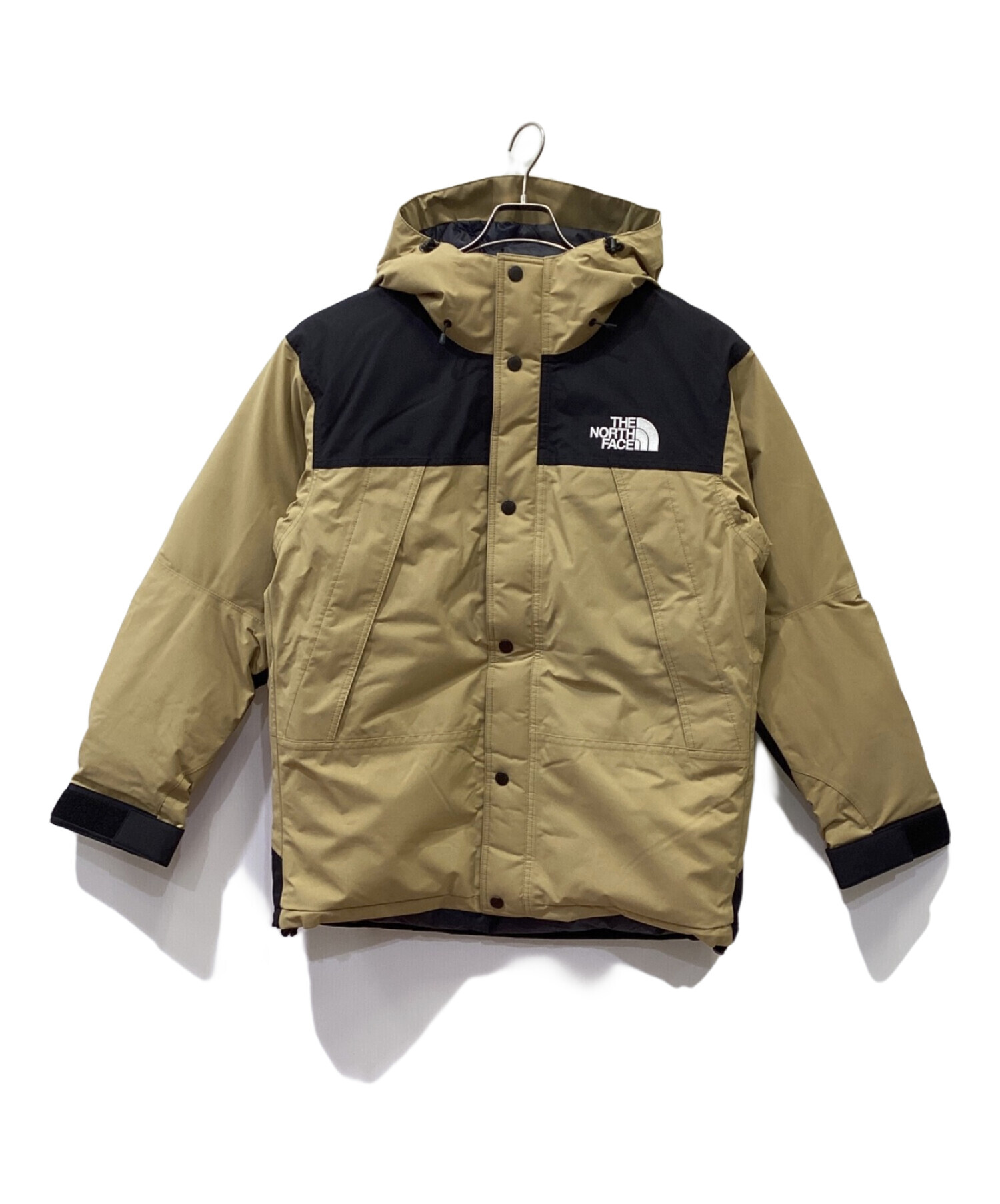 中古・古着通販】THE NORTH FACE (ザ ノース フェイス) マウンテンダウンジャケット ベージュ×ブラック サイズ:L  未使用品｜ブランド・古着通販 トレファク公式【TREFAC FASHION】スマホサイト