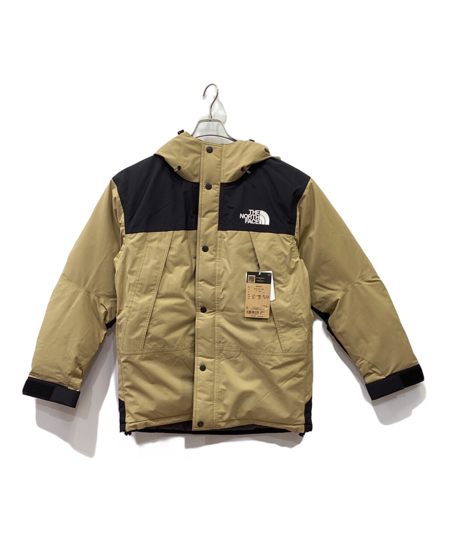 中古・古着通販】THE NORTH FACE (ザ ノース フェイス) マウンテンダウンジャケット ベージュ×ブラック サイズ:L 未使用品｜ブランド・古着通販  トレファク公式【TREFAC FASHION】スマホサイト