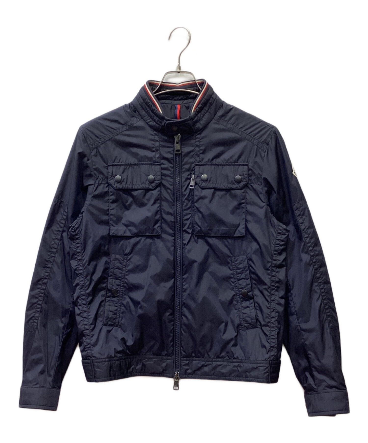 中古・古着通販】MONCLER (モンクレール) ナイロンジャケット ネイビー サイズ:1｜ブランド・古着通販 トレファク公式【TREFAC  FASHION】スマホサイト