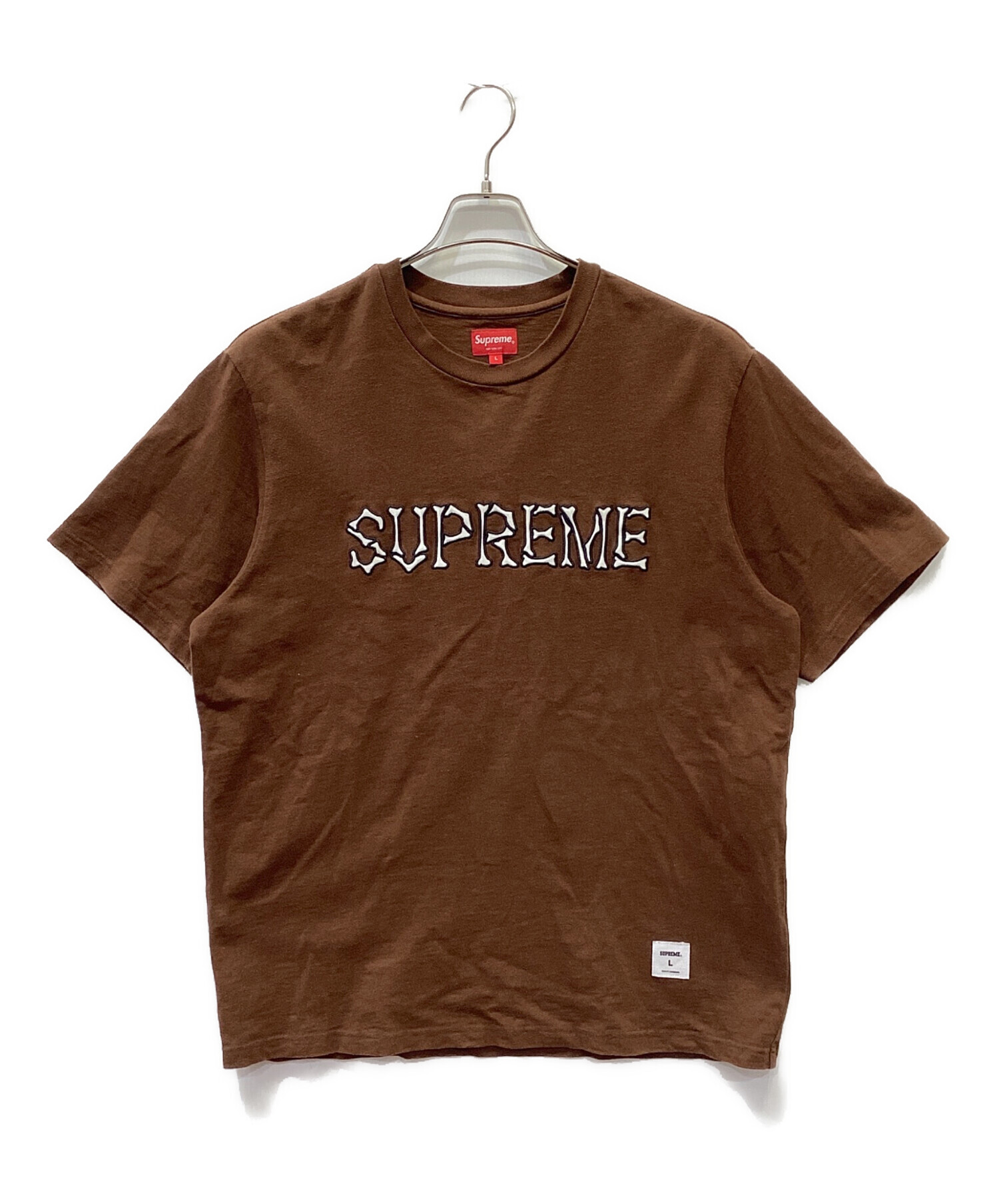 中古・古着通販】SUPREME (シュプリーム) Tシャツ ブラウン サイズ:L｜ブランド・古着通販 トレファク公式【TREFAC  FASHION】スマホサイト