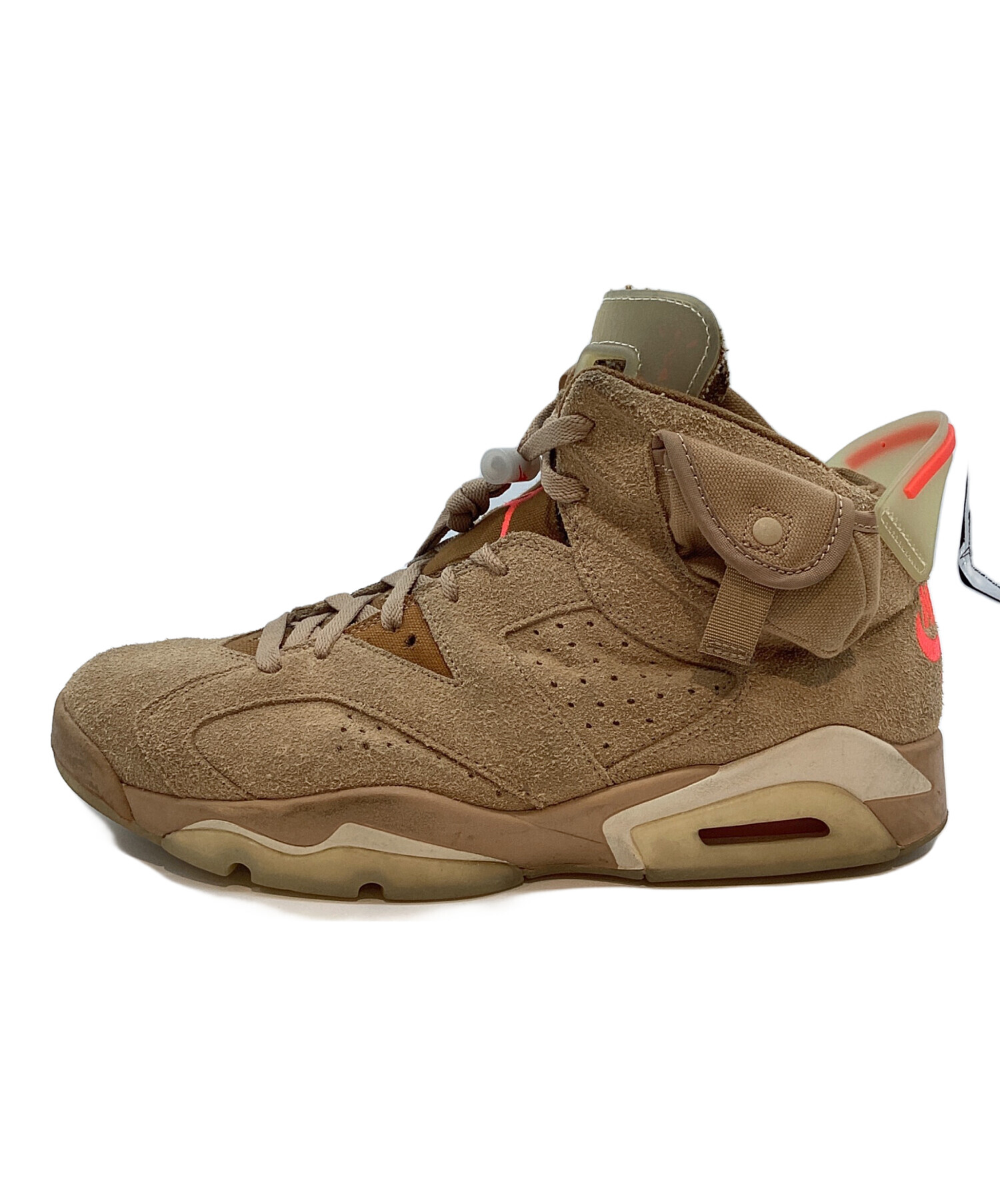 中古・古着通販】NIKE (ナイキ) Travis Scott (トラヴィス スコット) AIR JORDAN 6 RETRO ベージュ サイズ: 29cm｜ブランド・古着通販 トレファク公式【TREFAC FASHION】スマホサイト