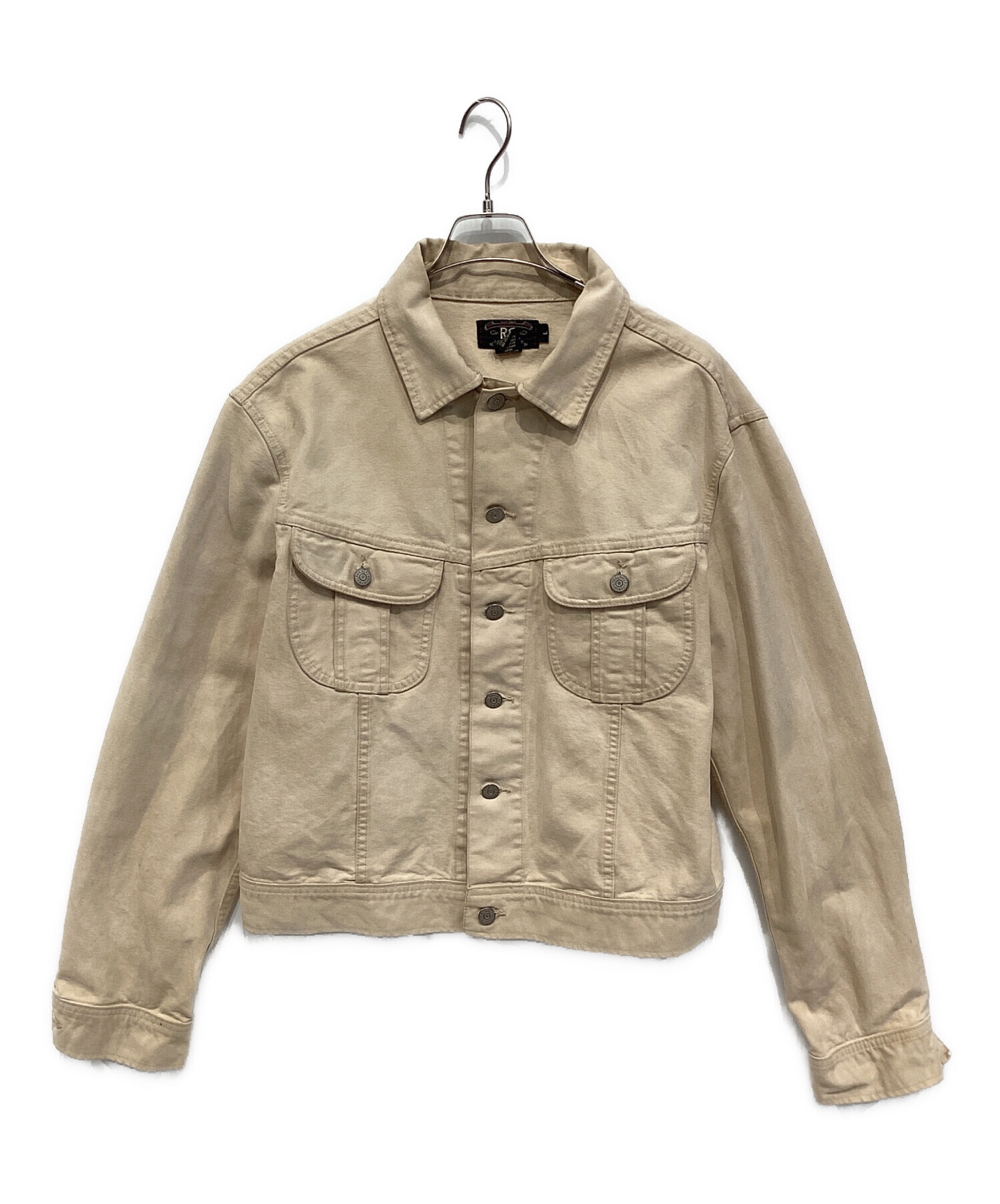 中古・古着通販】RRL (ダブルアールエル) デニムジャケット ベージュ サイズ:L｜ブランド・古着通販 トレファク公式【TREFAC  FASHION】スマホサイト