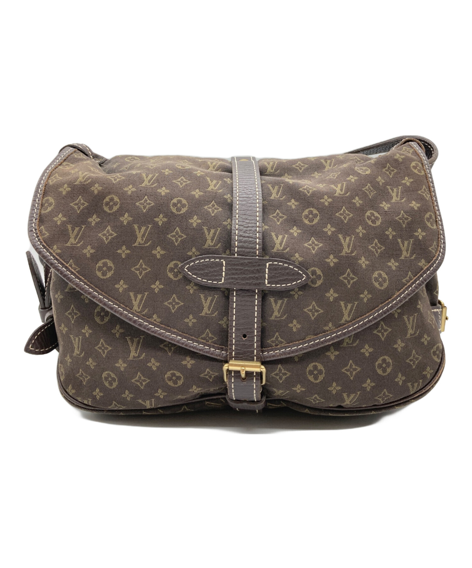 中古・古着通販】LOUIS VUITTON (ルイ ヴィトン) ショルダーバッグ モノグラム・ミニ・ラン ブラウン×カーキ｜ブランド・古着通販  トレファク公式【TREFAC FASHION】スマホサイト