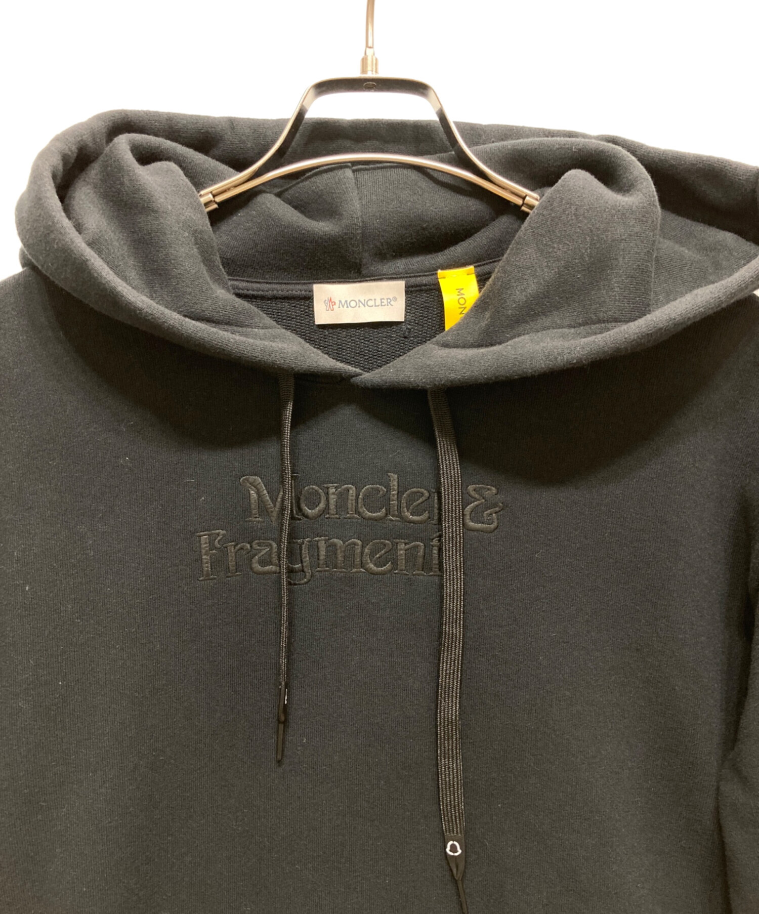 中古・古着通販】MONCLER (モンクレール) FRAGMENTS (フラグメント) バックプリント スウェット ブラック  サイズ:M｜ブランド・古着通販 トレファク公式【TREFAC FASHION】スマホサイト