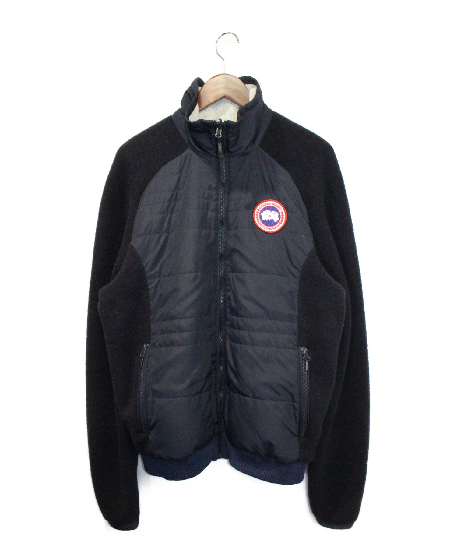 CANADA GOOSE (カナダグース) リバーシブルジャケット ネイビー サイズ:L