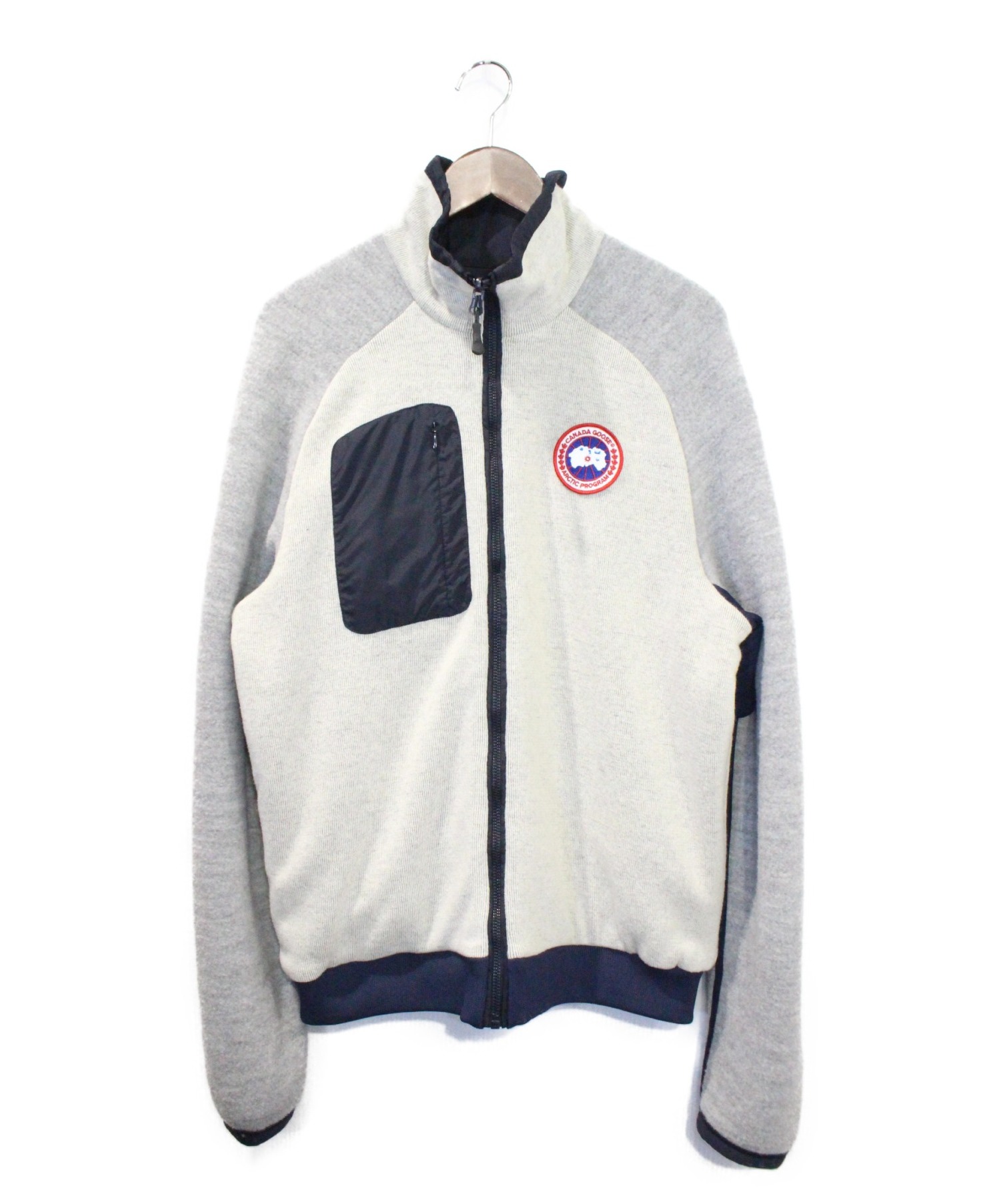 CANADA GOOSE (カナダグース) リバーシブルジャケット ネイビー サイズ:L