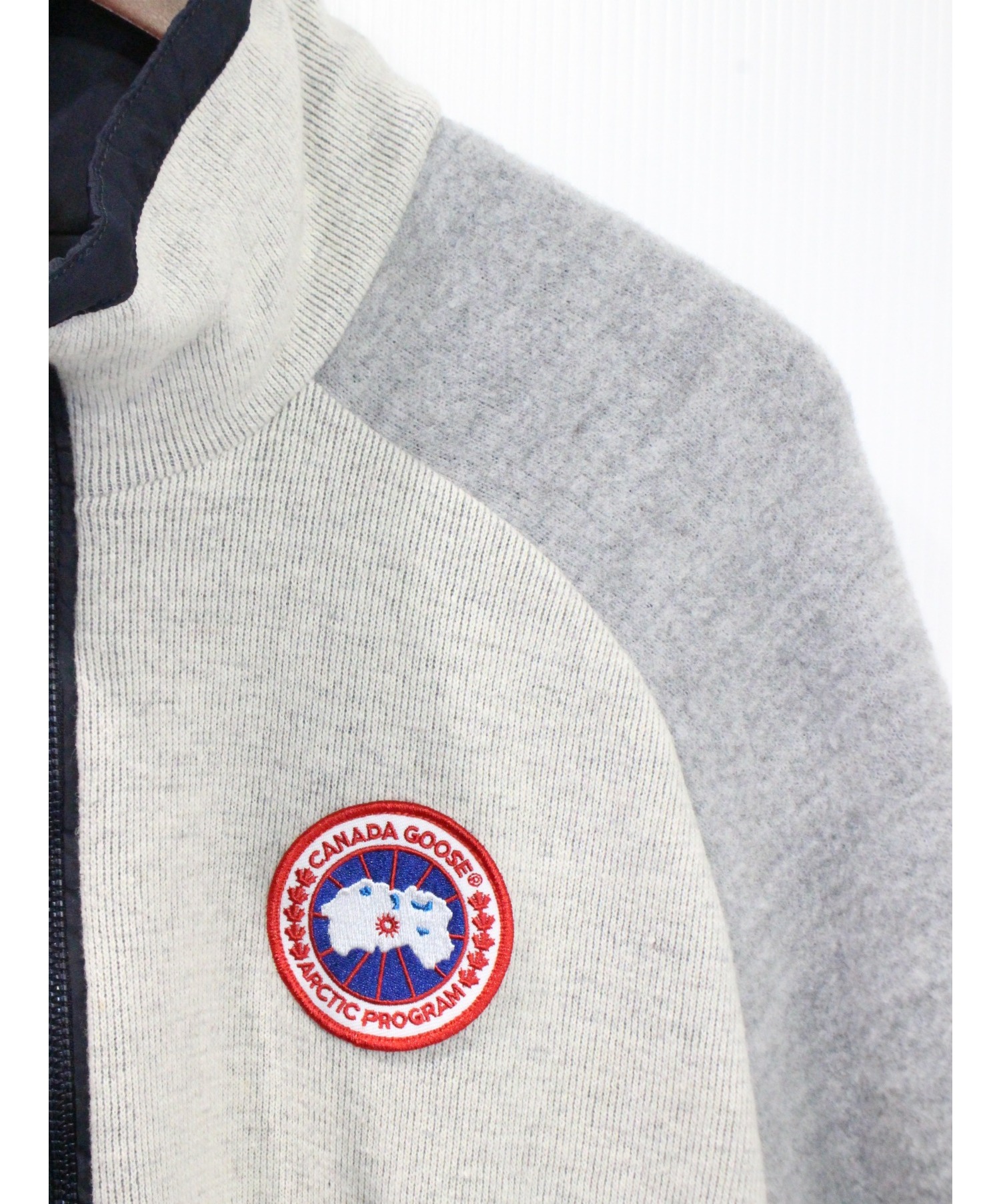 CANADA GOOSE (カナダグース) リバーシブルジャケット ネイビー サイズ:L