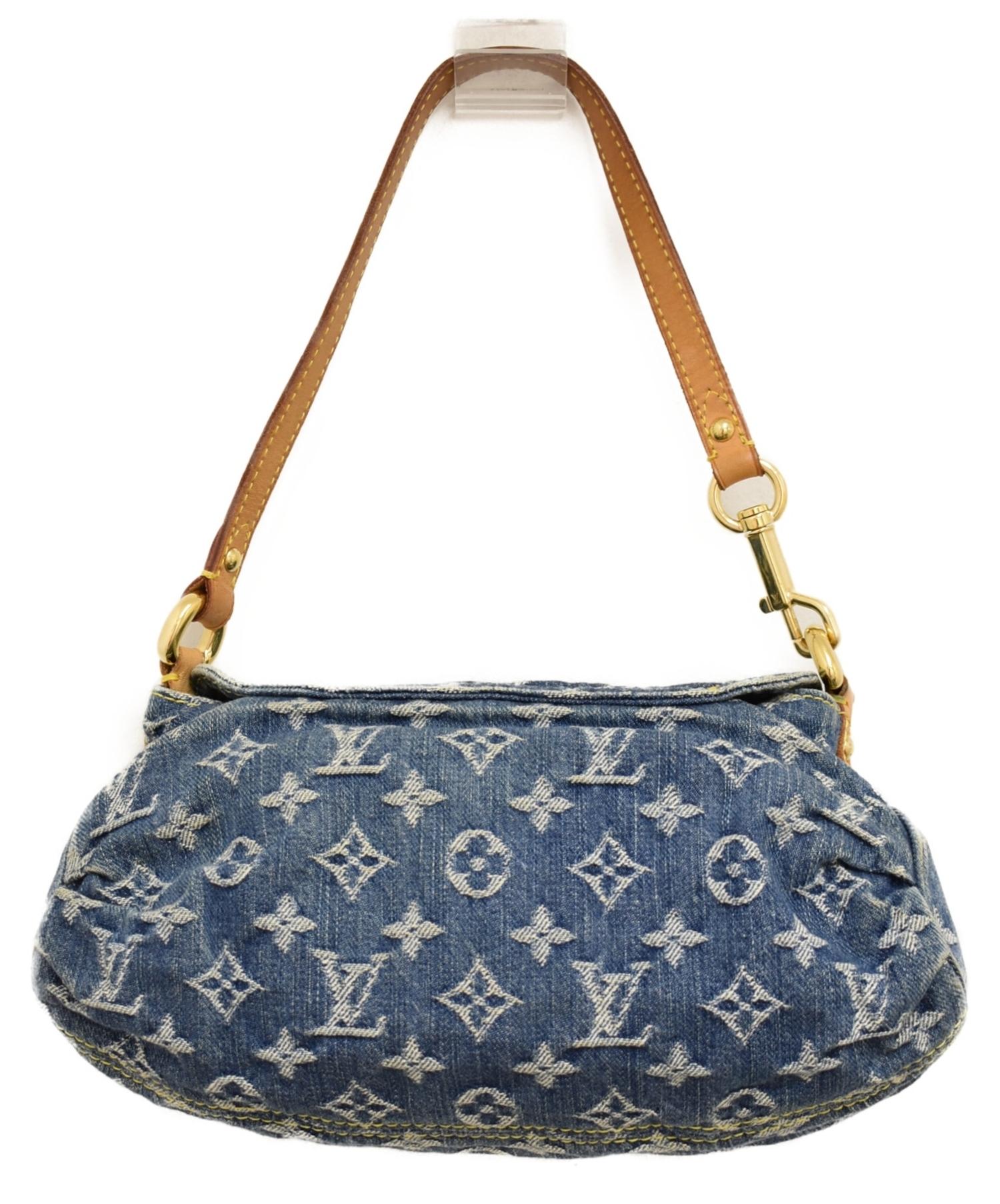 中古・古着通販】LOUIS VUITTON (ルイヴィトン) ミニプリーティ/ハンドバッグ ブルー サイズ:- モノグラム・デニム M95050  CA0095｜ブランド・古着通販 トレファク公式【TREFAC FASHION】スマホサイト