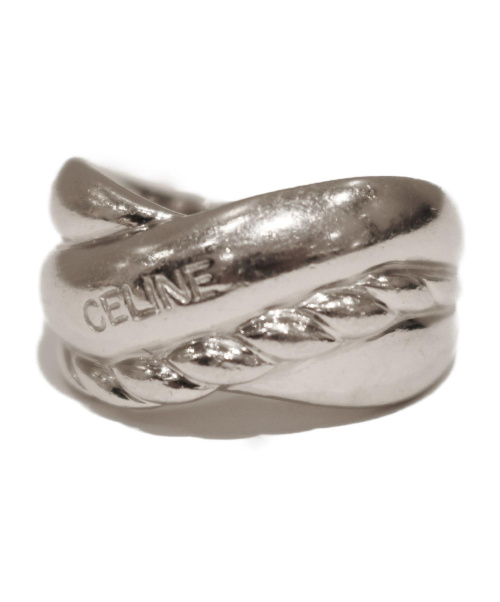 CELINE ツイスト 0.04ct 10号 リング・指輪 Pt900 ダイヤモンド