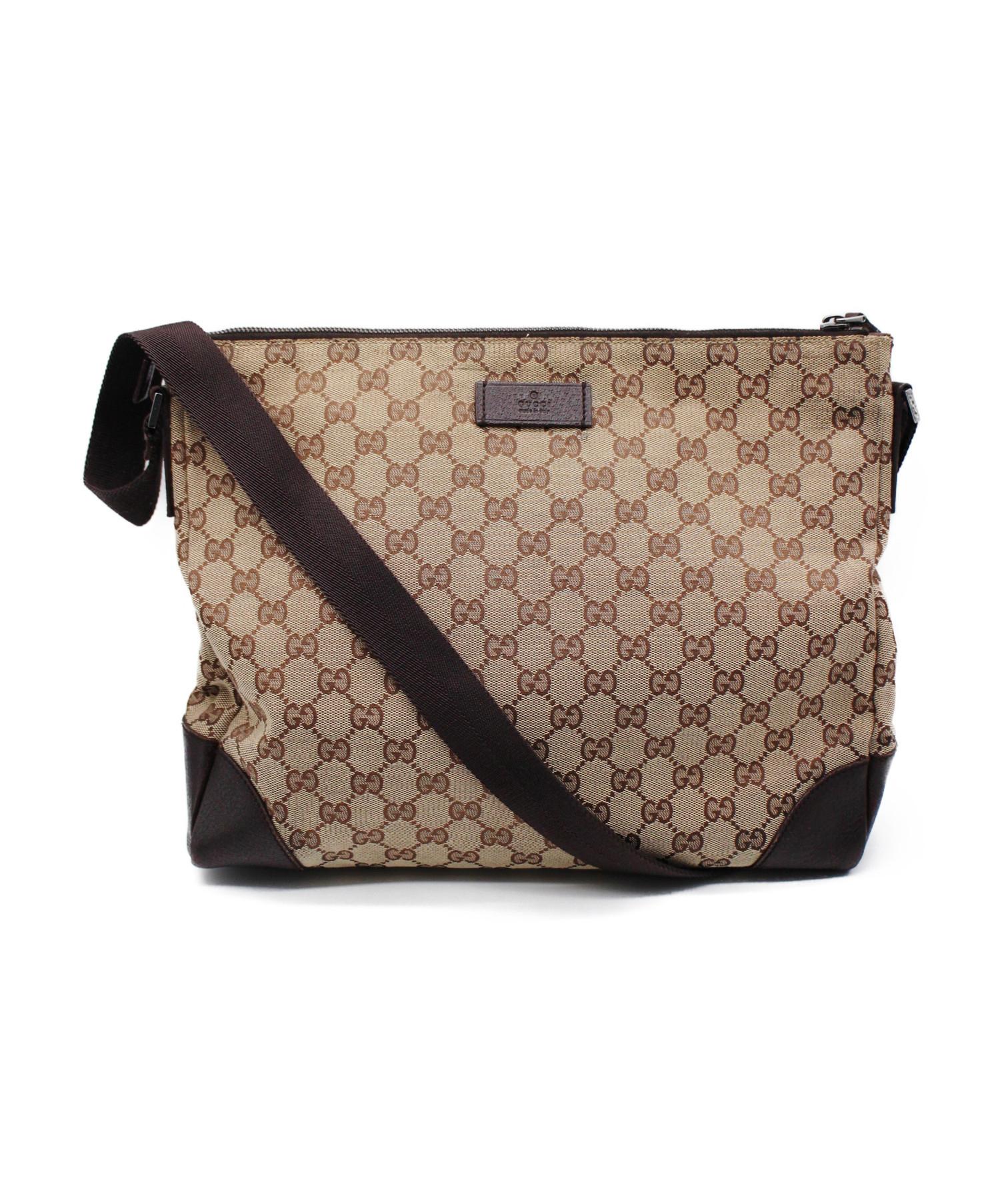 中古・古着通販】GUCCI (グッチ) GGキャンバス/ショルダーバッグ