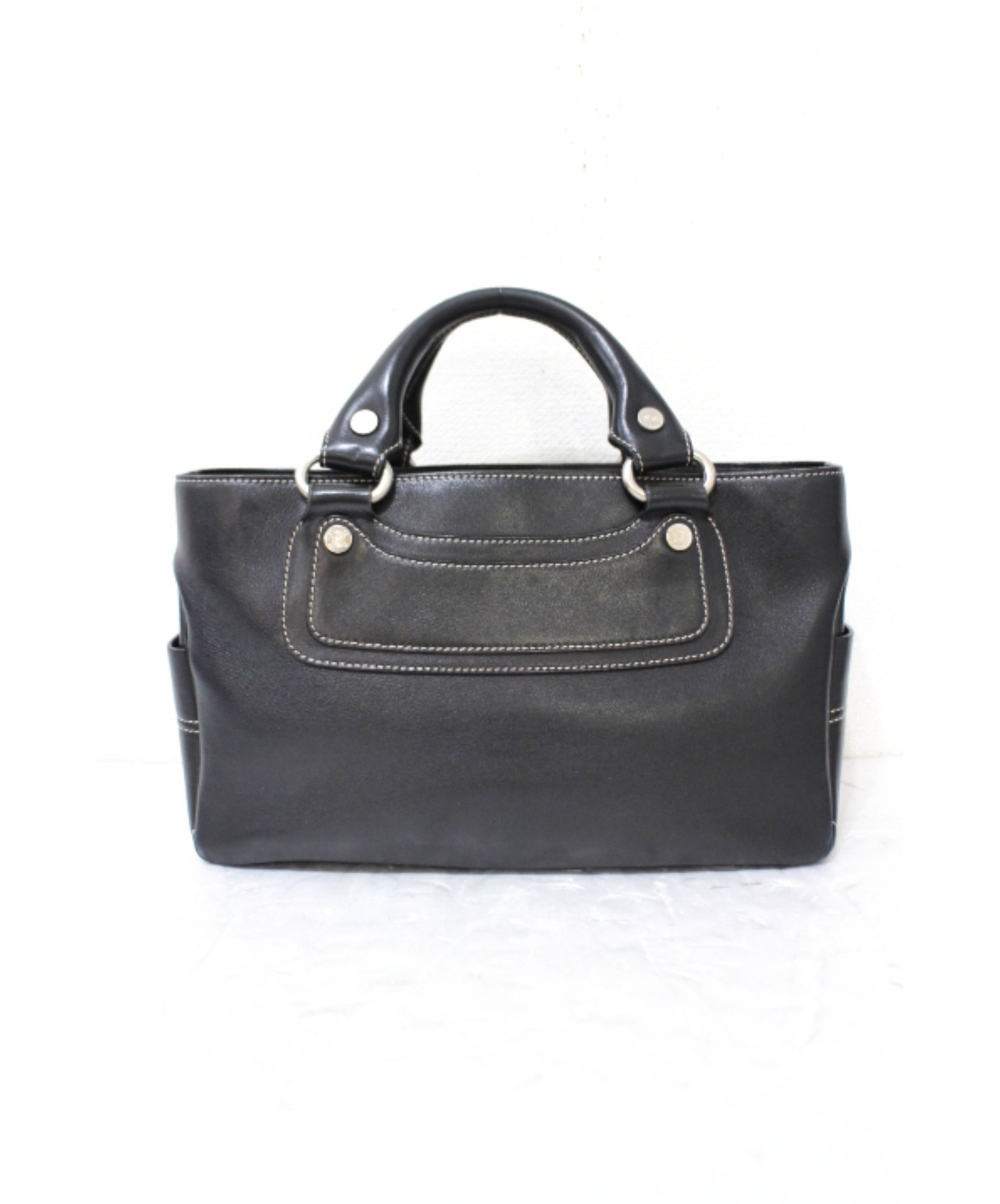 中古・古着通販】CELINE (セリーヌ) オールレザーブギーバッグバッグ