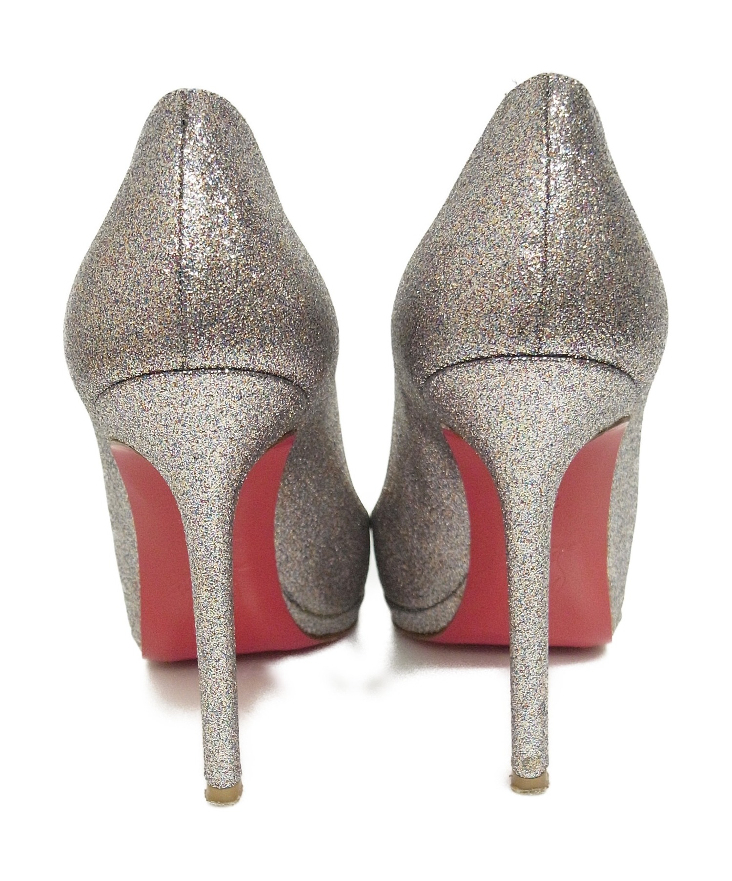 中古・古着通販】Christian Louboutin (クリスチャンルブタン) グリッターパンプス マルチカラー サイズ:37 1/2  NEOFILO 120 GLITTER MINI｜ブランド・古着通販 トレファク公式【TREFAC FASHION】スマホサイト