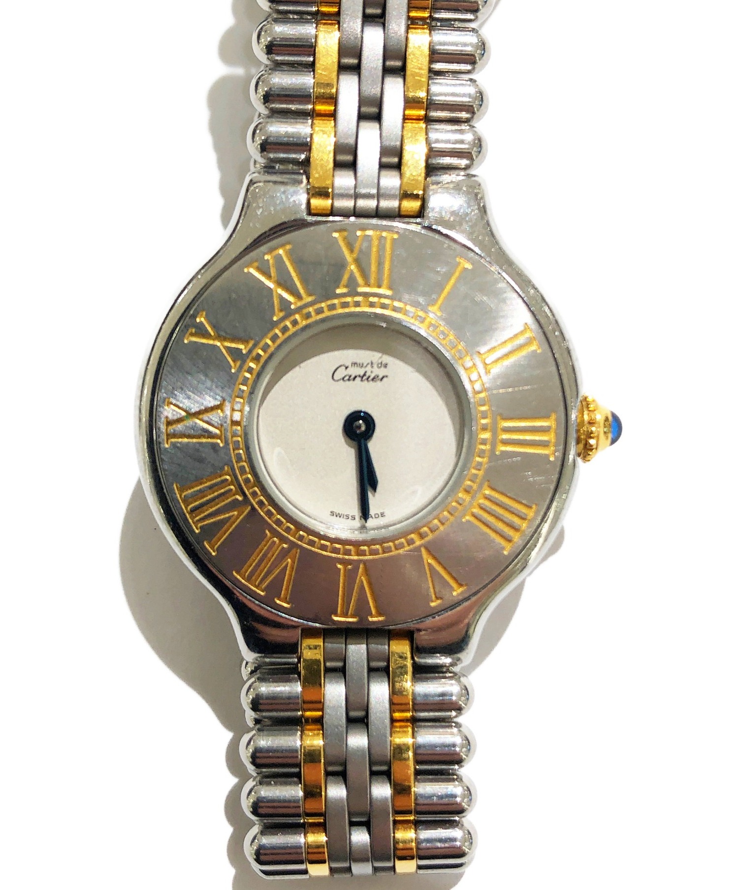 Cartier カルティエ マスト21 稼働 ビンテージ 廃盤 腕時計 - 時計