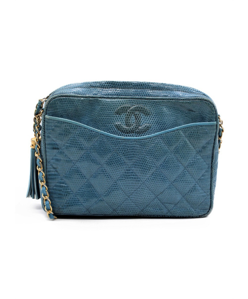 中古・古着通販】CHANEL (シャネル) リザード チェーンショルダー