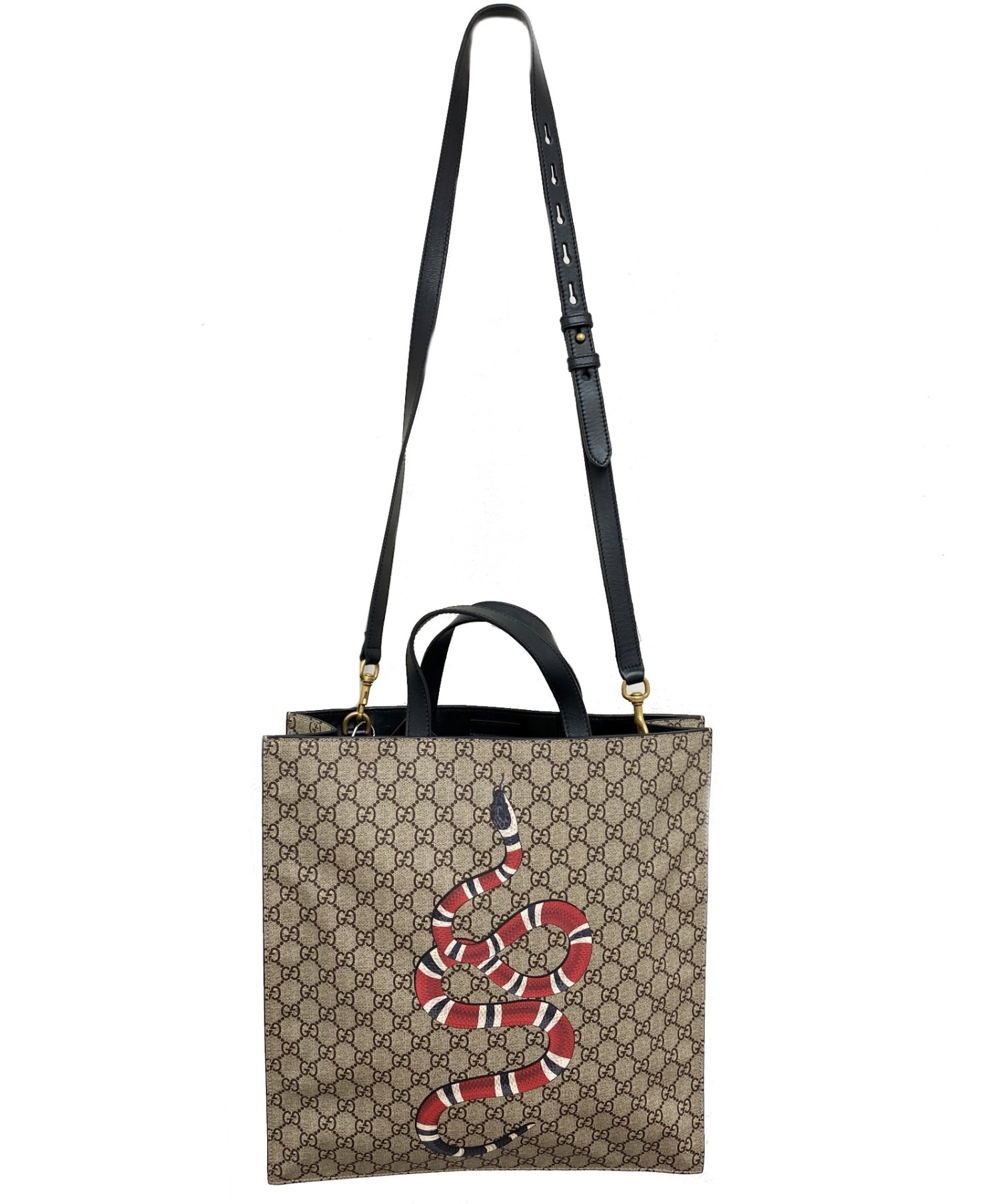 GUCCI (グッチ) GGスプリームスネークショルダーバッグ サイズ:- GGスプリーム 450950 525040