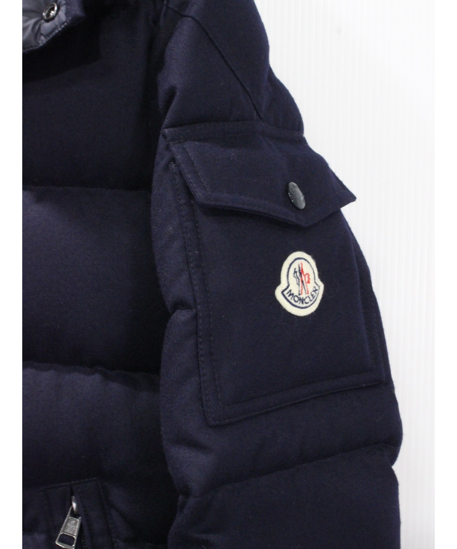 中古・古着通販】MONCLER (モンクレール) ダウンジャケット ネイビー