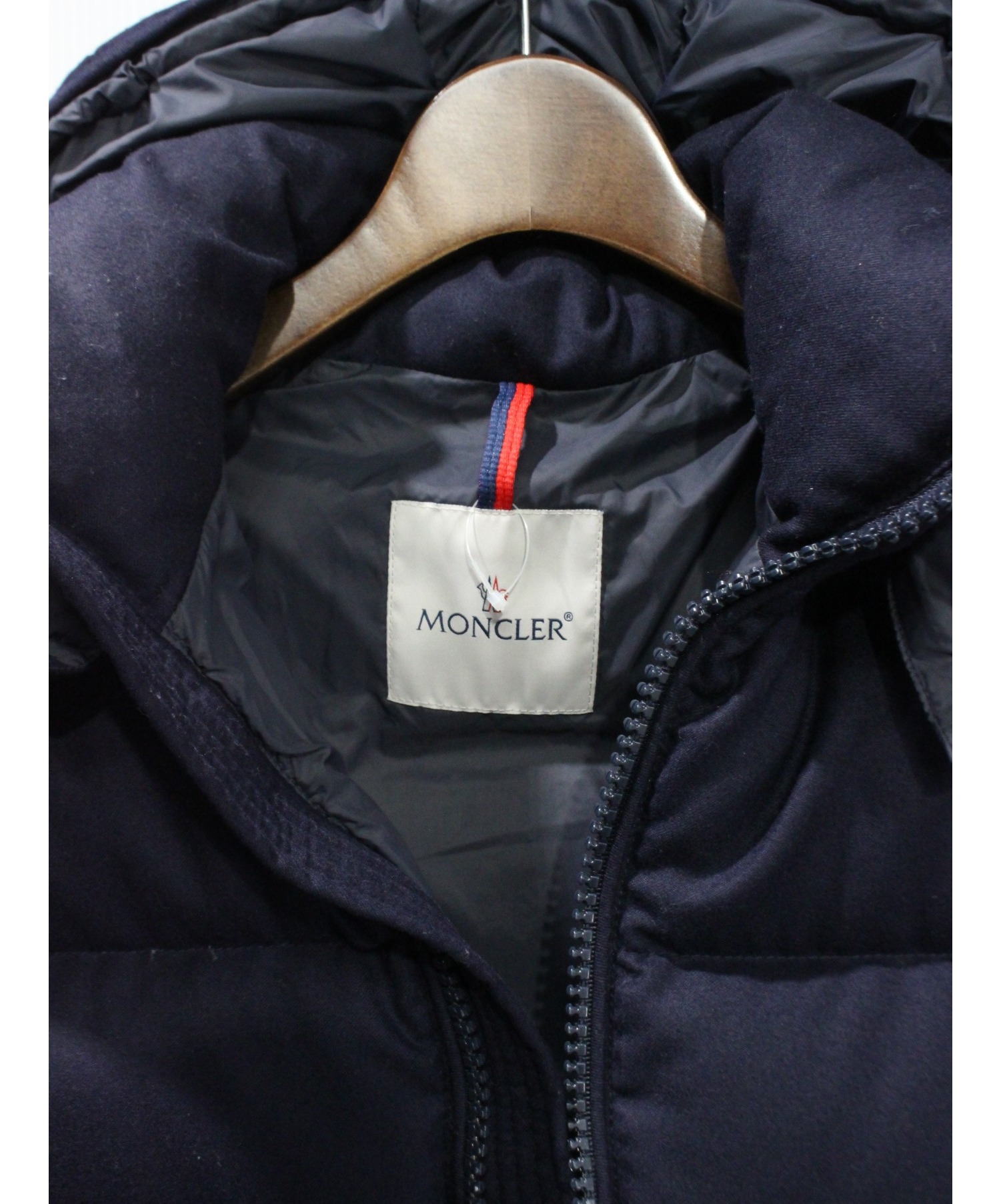 中古・古着通販】MONCLER (モンクレール) ダウンジャケット ネイビー