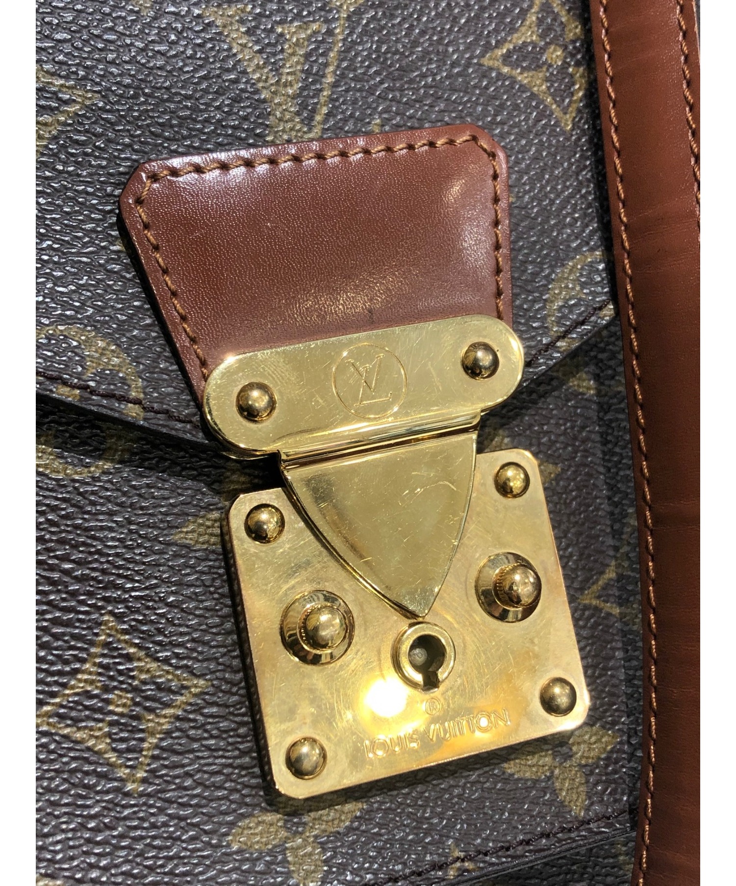 LOUIS VUITTON (ルイ ヴィトン) モンソー28 サイズ:28 モノグラム M51185 A21901