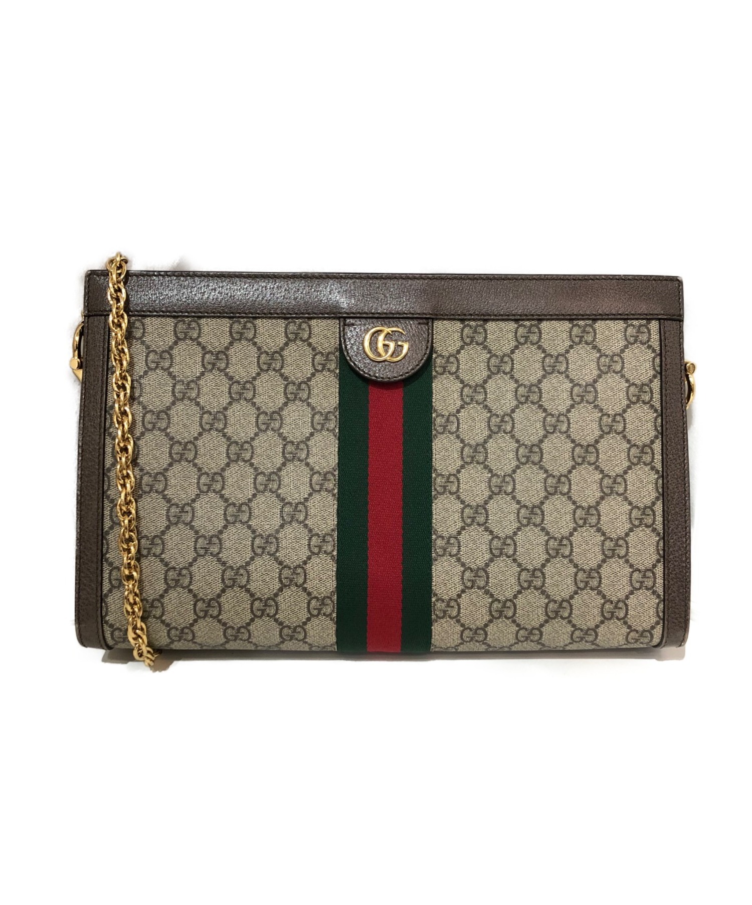 GUCCI (グッチ) オフィディア チェーンショルダーバッグ ベージュ サイズ:- GGスプリーム 503876 213317