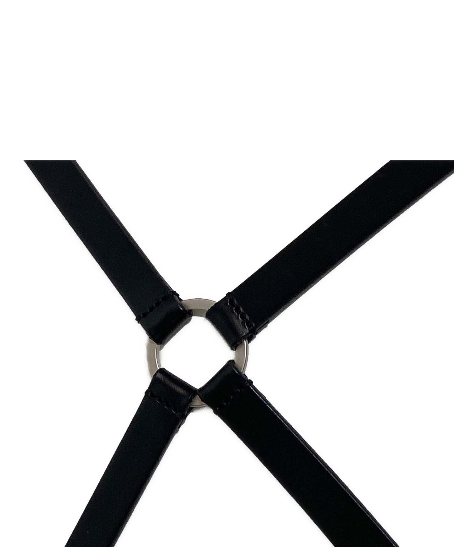 DIOR HOMME (ディオール オム) Thingh harness belt ブラック サイズ:90