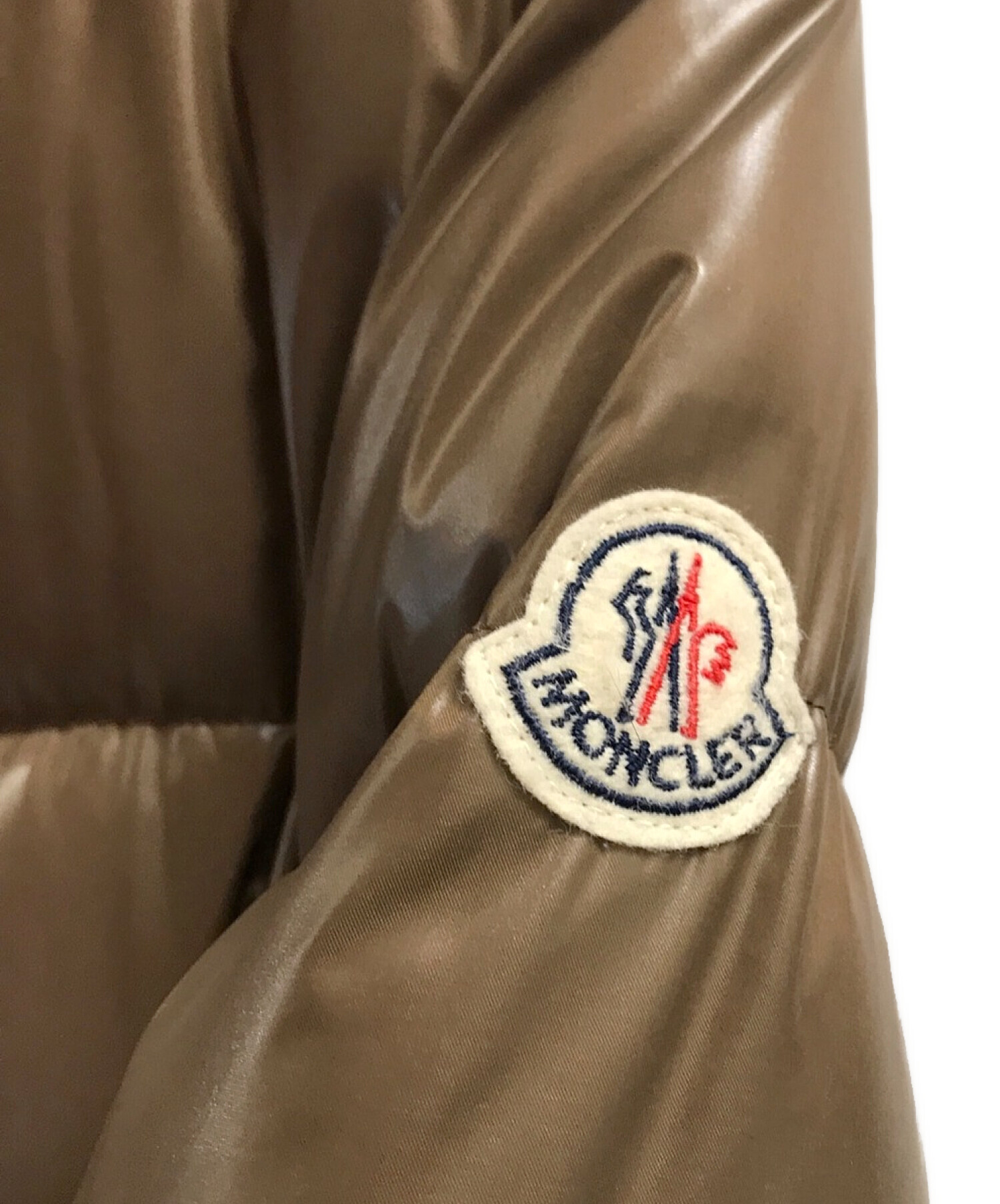 MONCLER (モンクレール) ロングダウンコート ブラウン