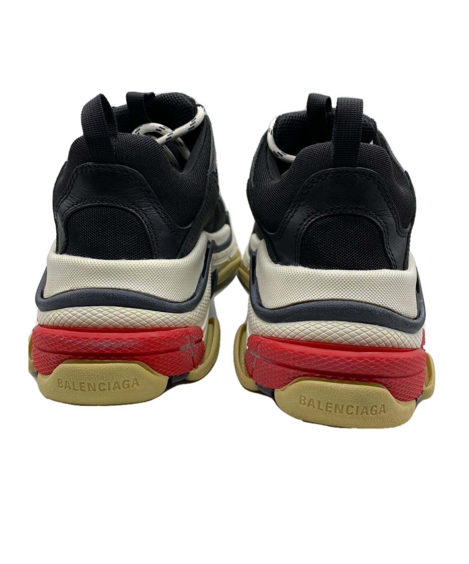 BALENCIAGA (バレンシアガ) TRIPLE S TRAINERS ブラック×ホワイト サイズ:41 533882