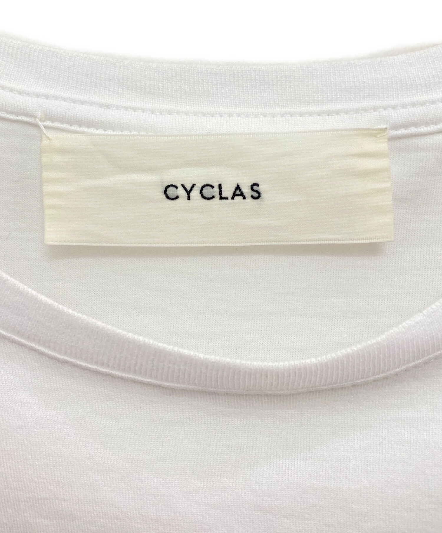 CYCLAS (シクラス) 半袖カットソー ホワイト サイズ:XS