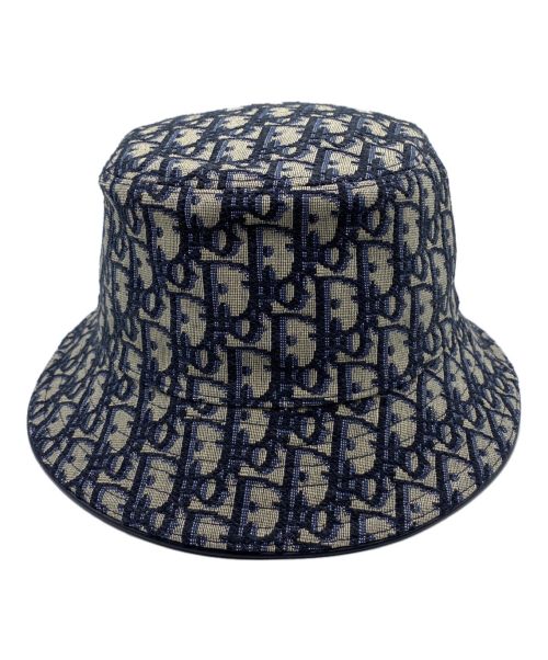 中古・古着通販】Dior (ディオール) Dior Oblique Bucket Hat ネイビー