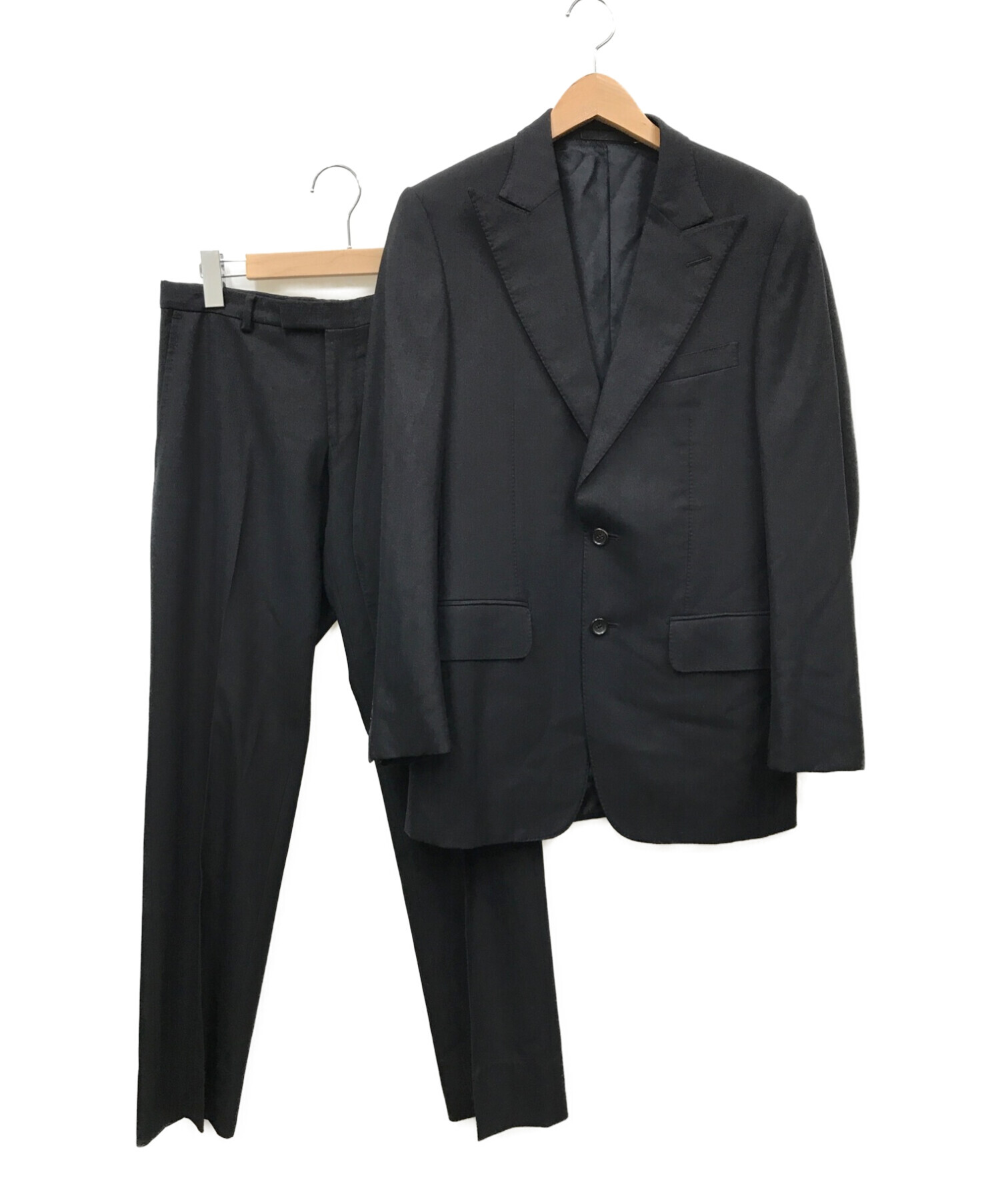 GUCCI (グッチ) 2Bスーツ ブラック サイズ:不明