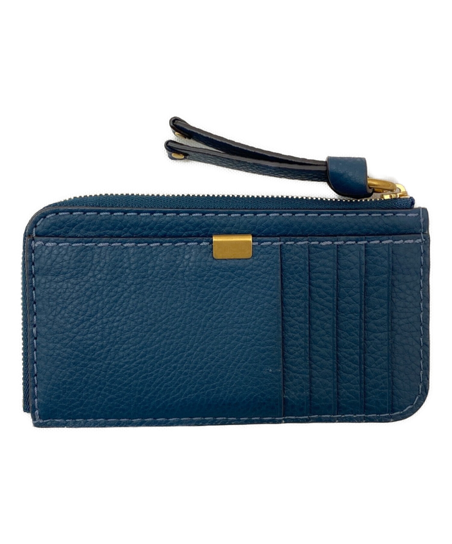 Chloe (クロエ) marcie zip around wallet ブルー サイズ:-