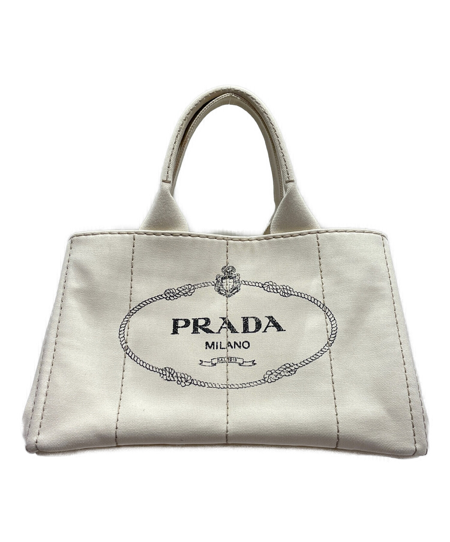 中古・古着通販】PRADA (プラダ) カナパ アイボリー サイズ:M