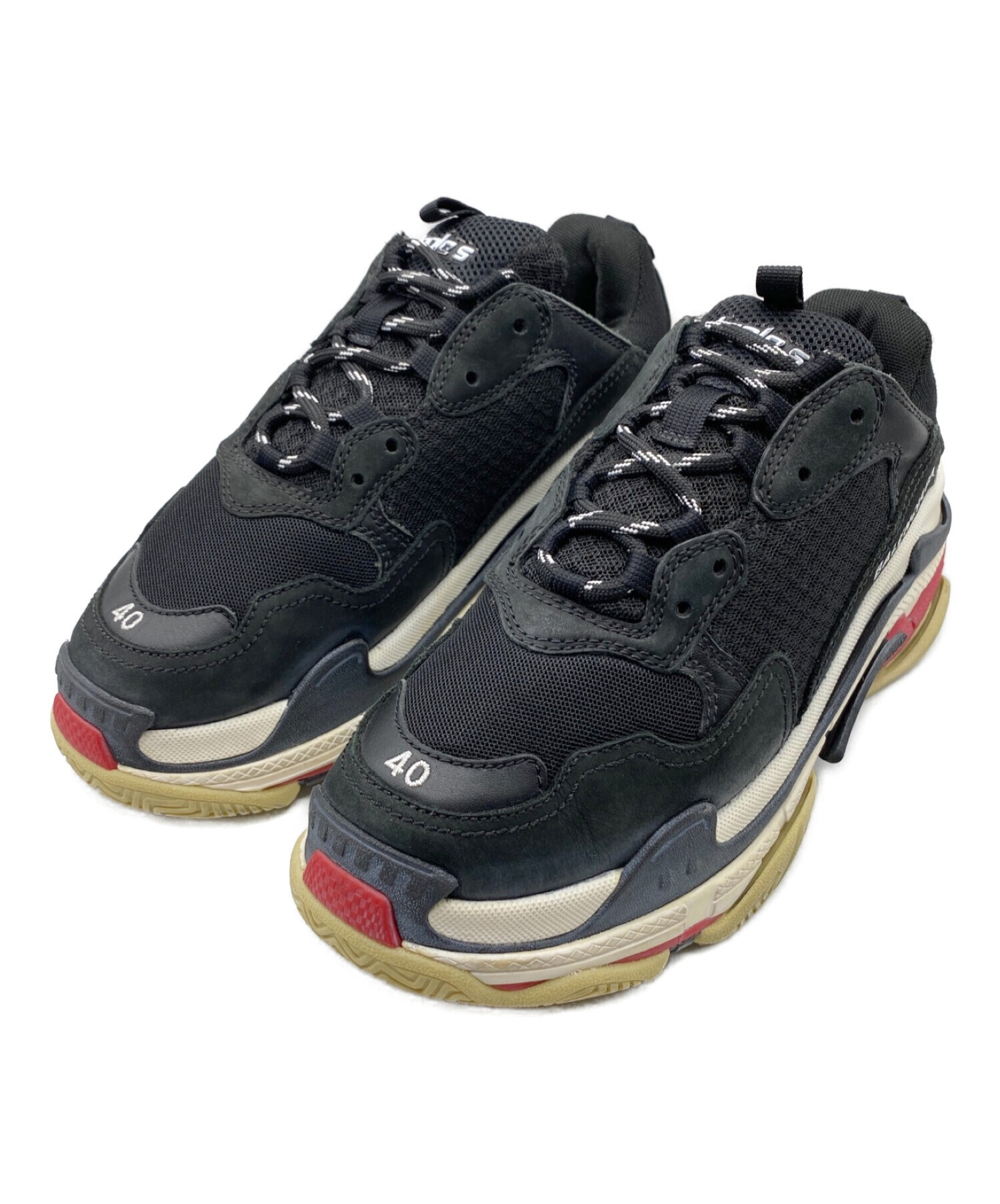 BALENCIAGA (バレンシアガ) TRIPLE S TRAINERS ブラック サイズ:SIZE 40 （26.5cm）