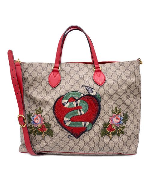 中古・古着通販】GUCCI (グッチ) ソフトGGスプリーム トートバッグ