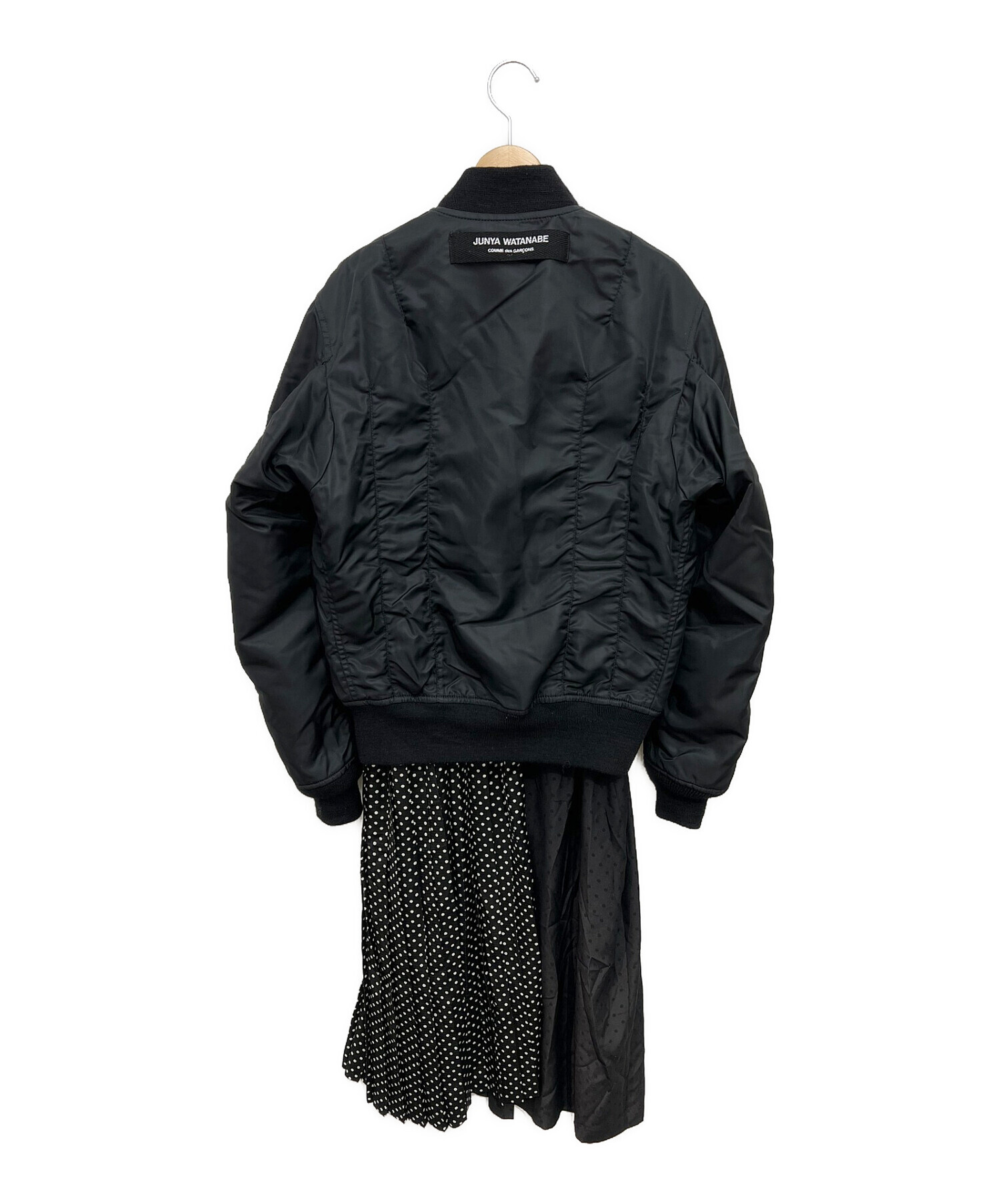 BLACK COMME des GARCONS MA-1ドッキングブルゾン-