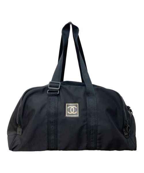 中古・古着通販】CHANEL (シャネル) ボストンバッグ ブラック サイズ