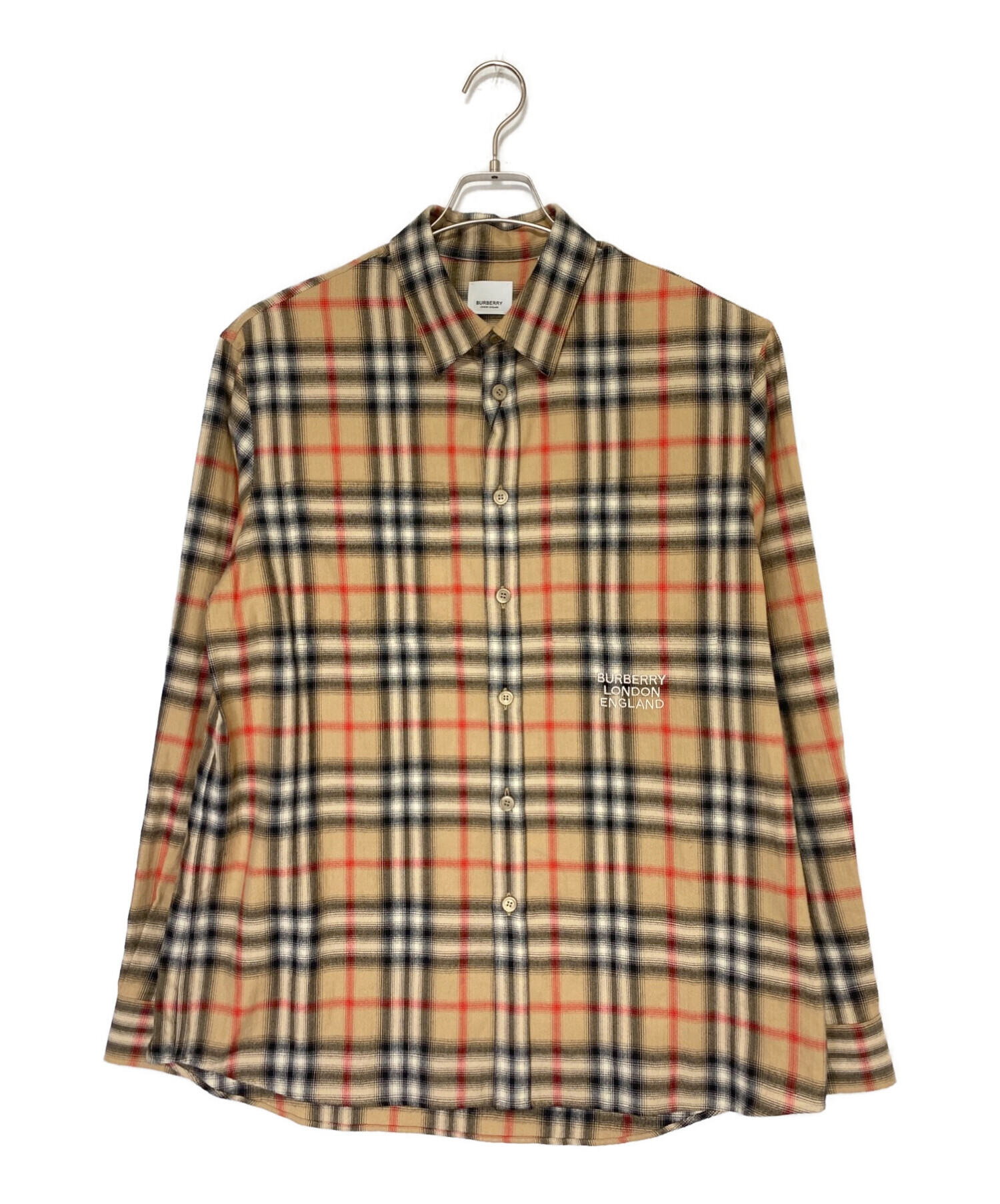 中古・古着通販】BURBERRY (バーバリー) チェックシャツ サイズ:L