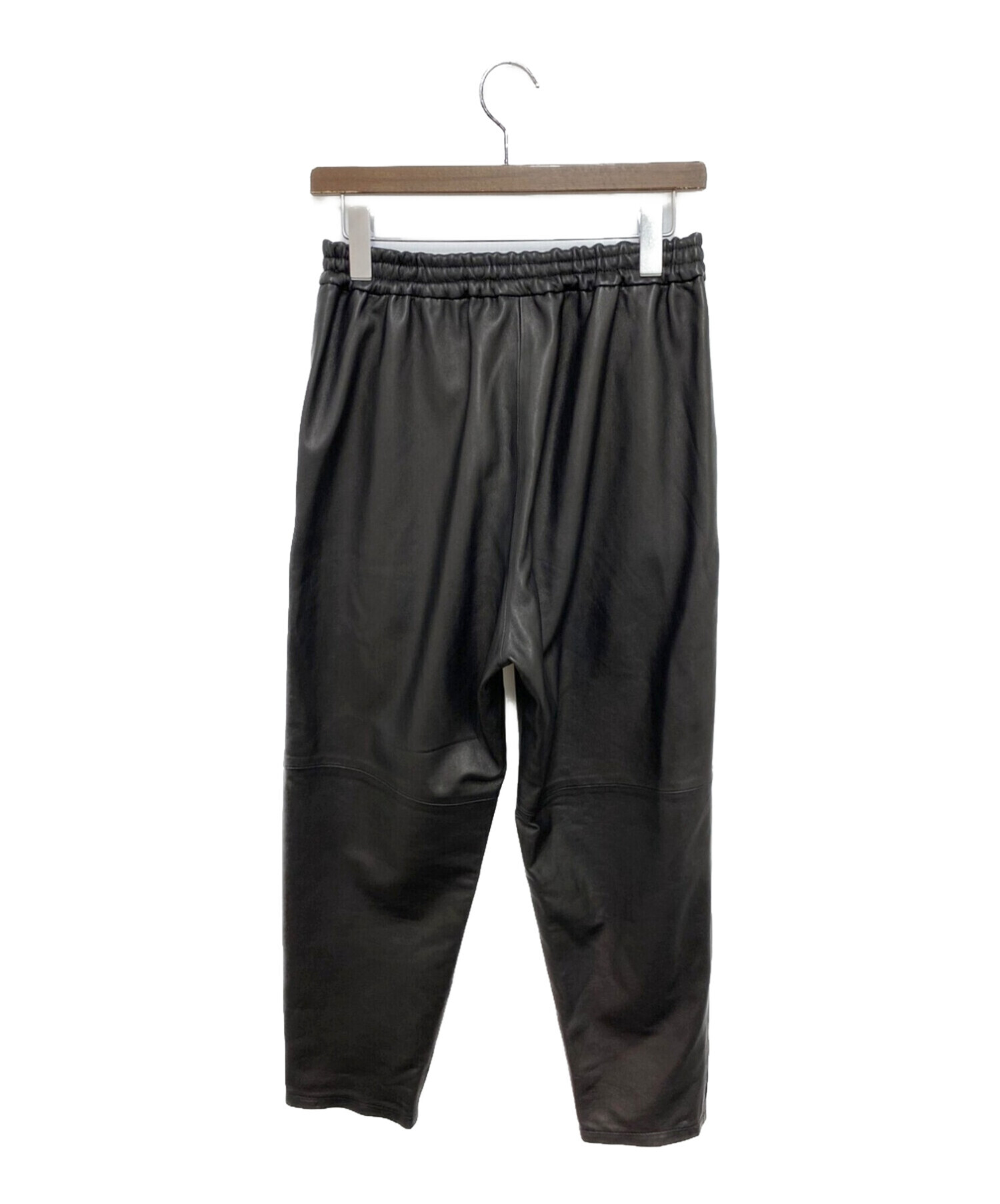 Graphpaper (グラフペーパー) 21AW Sheep Leather Pants ブラック