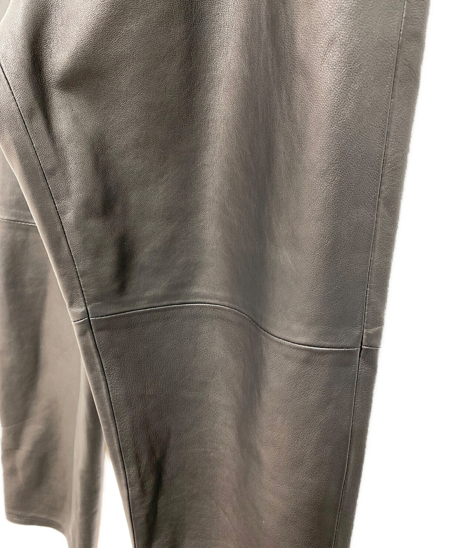 Graphpaper (グラフペーパー) 21AW Sheep Leather Pants ブラック