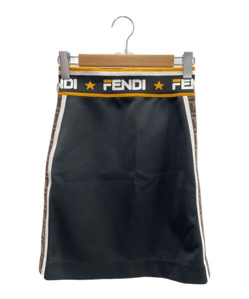 中古・古着通販】FENDI (フェンディ) マニアスカート ブラック サイズ