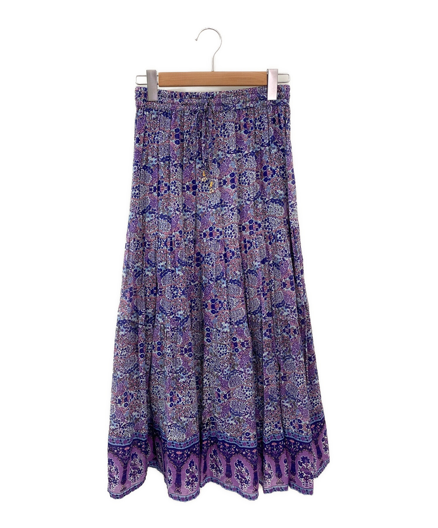 BLUE BOHEME (ブルーボヘム) Cotton Tiered Skirt パープル サイズ:-