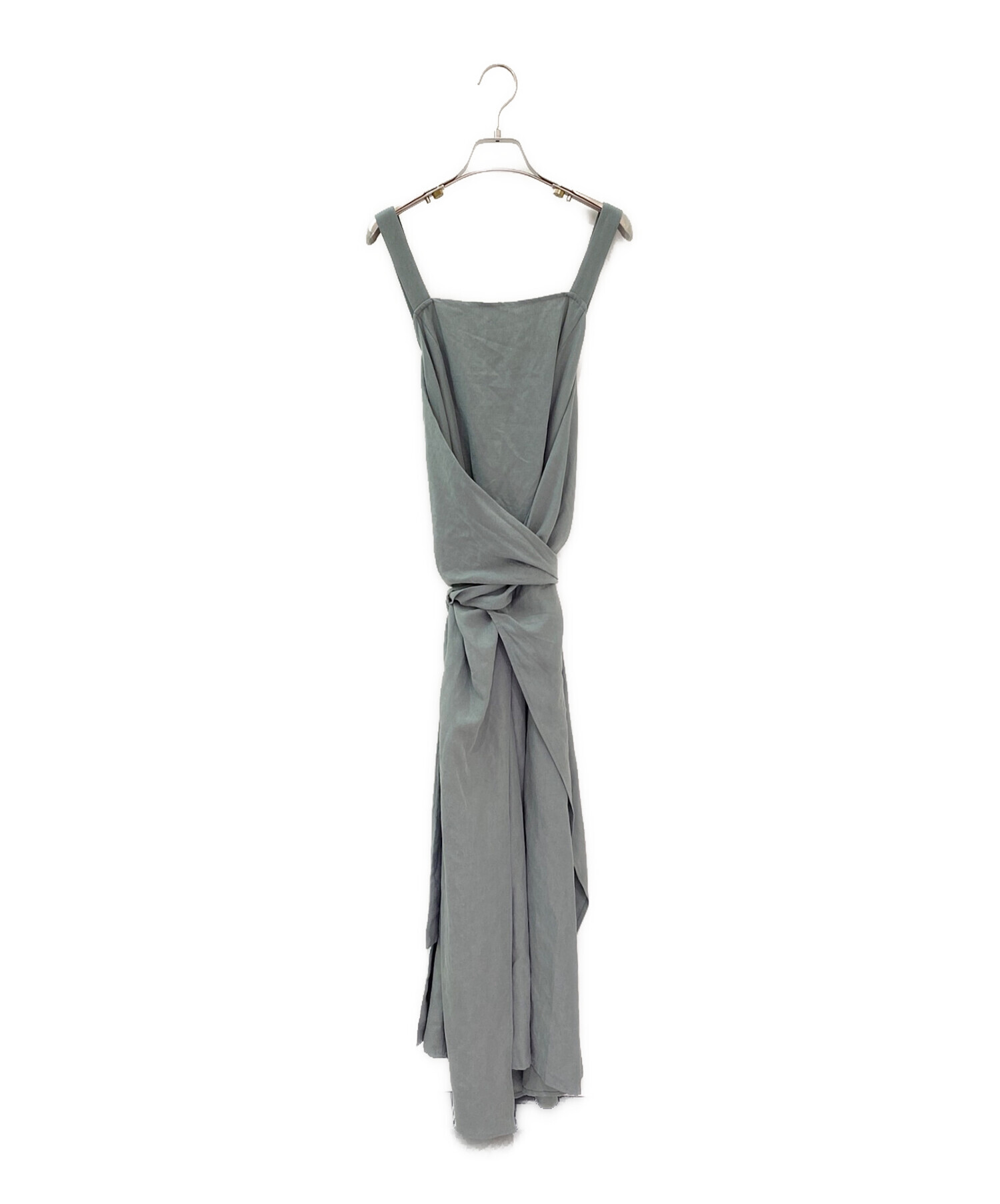 SHAINA MOTE (シャイナモート) FRONT BELT DRESS セージグリーン サイズ:S