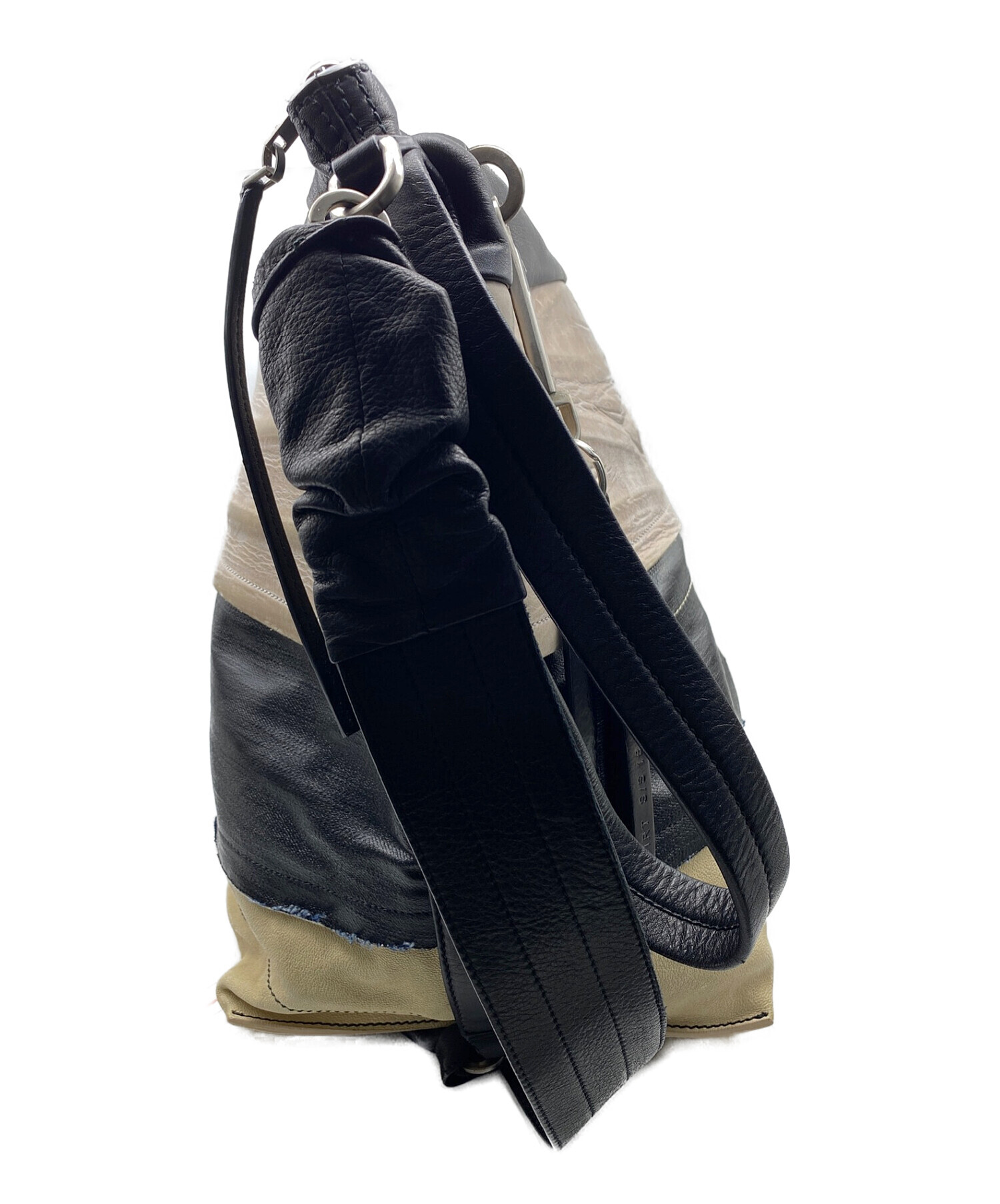 中古・古着通販】RICK OWENS (リック オウエンス) バケットバッグ ホワイト×ブラック サイズ:-｜ブランド・古着通販  トレファク公式【TREFAC FASHION】スマホサイト