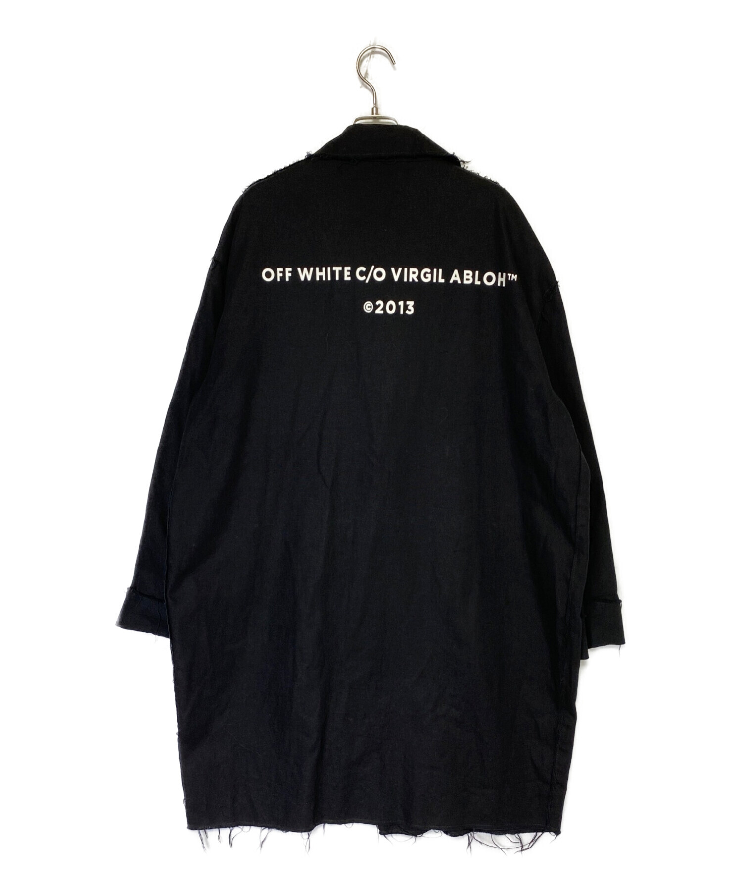 OFFWHITE (オフホワイト) ショップコート ブラック サイズ:Ｍ