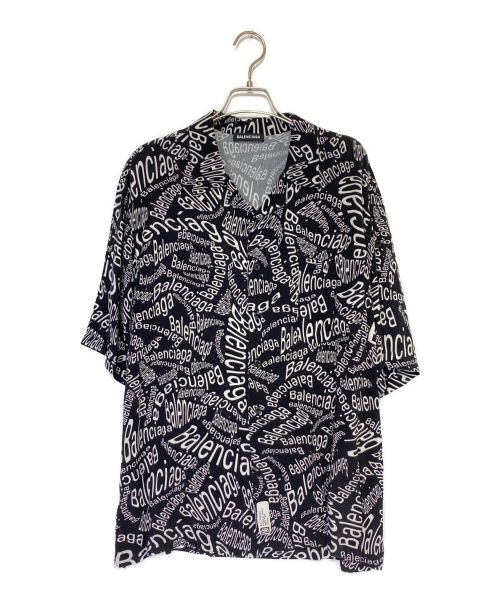 中古・古着通販】BALENCIAGA (バレンシアガ) Logo patterned shirt