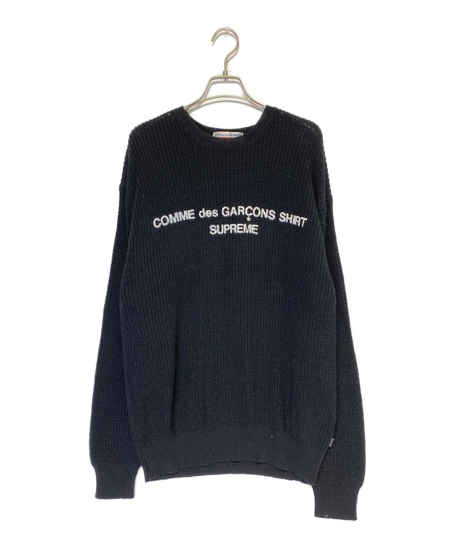 【新品爆買い】supremeシュプリーム ギャルソンSweater 赤L ニット/セーター