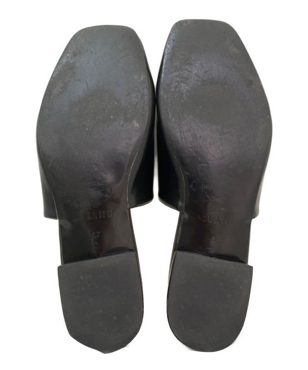 在庫最新作【新品】クラネ SQUQARE FLAT SANDAL 靴