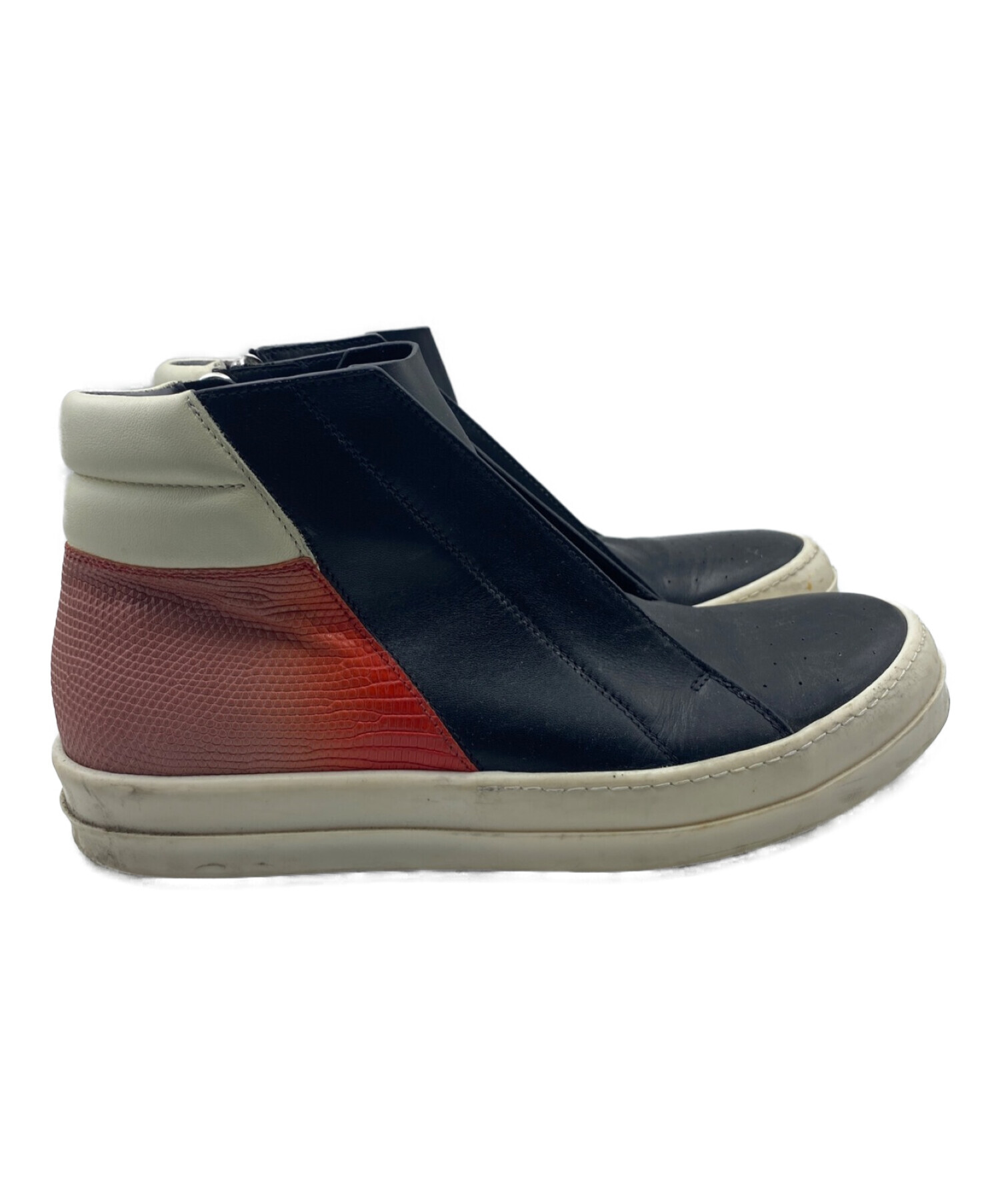 RICK OWENS (リック オウエンス) ISLAND DUNK COMBO LIZARD SNEAKERS ブラック サイズ:SIZE 42